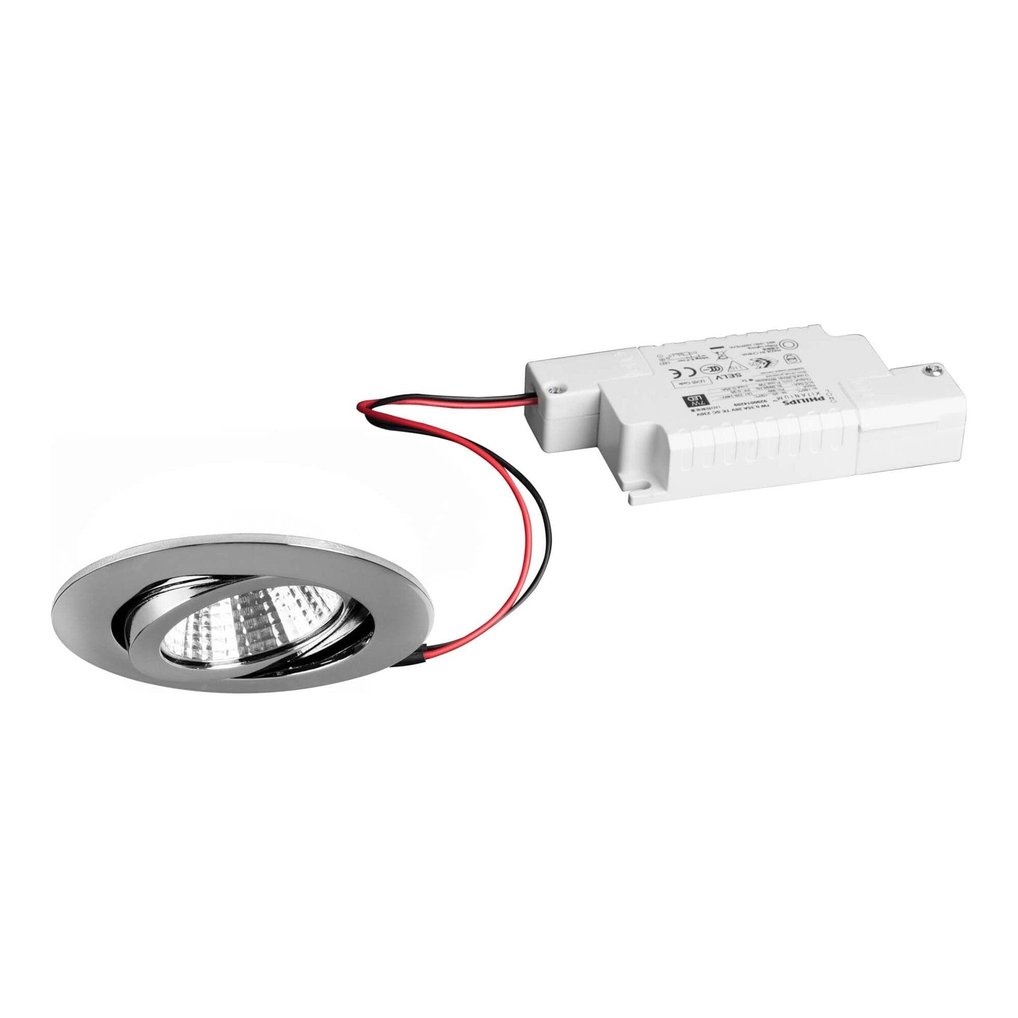 Brumberg LED-Einbaustrahler BB03 Chrom Dimmbar