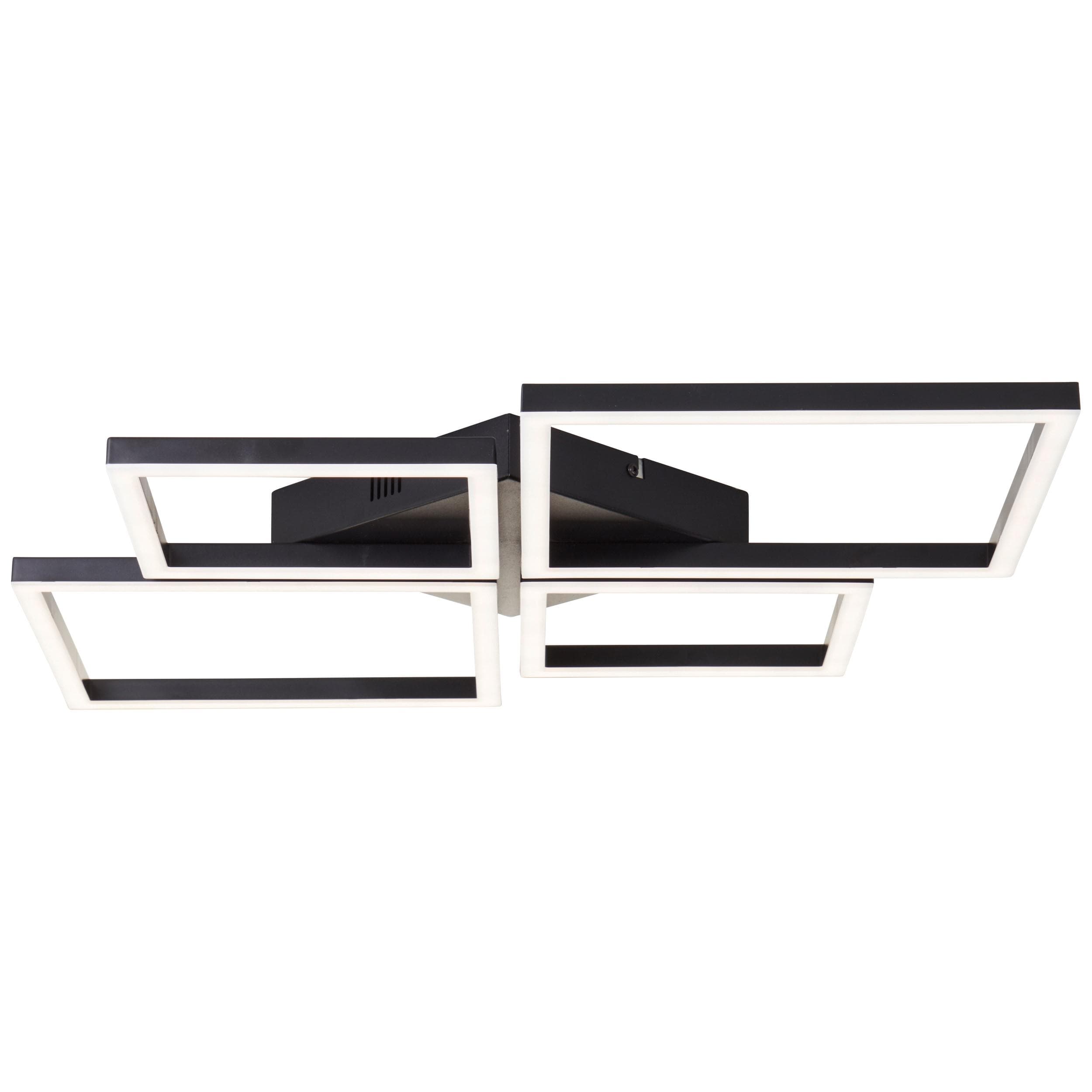 BRILLIANT LED Deckenleuchte Tabea Schwarz Dimmbar 3500lm
