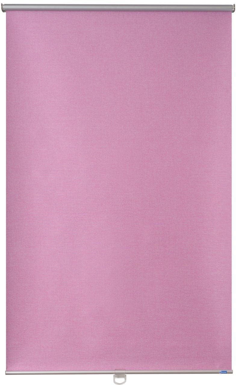 K-HOME Springrollo Anna Fuchsia Grau Weiß Verdunkelnd