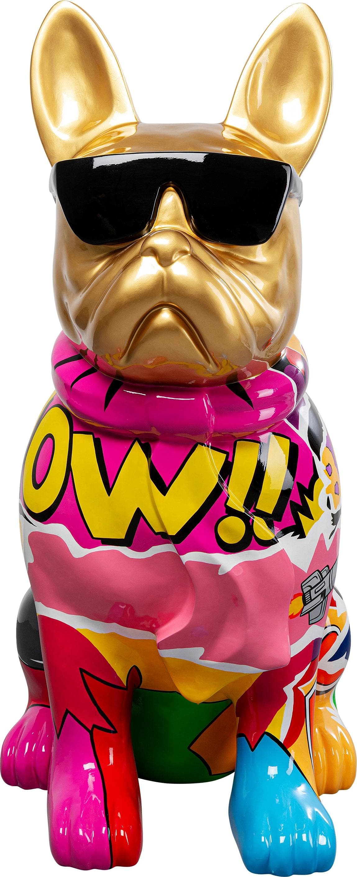 KARE DESIGN Deko Figur Graffiti Dog Bunt Polyresin