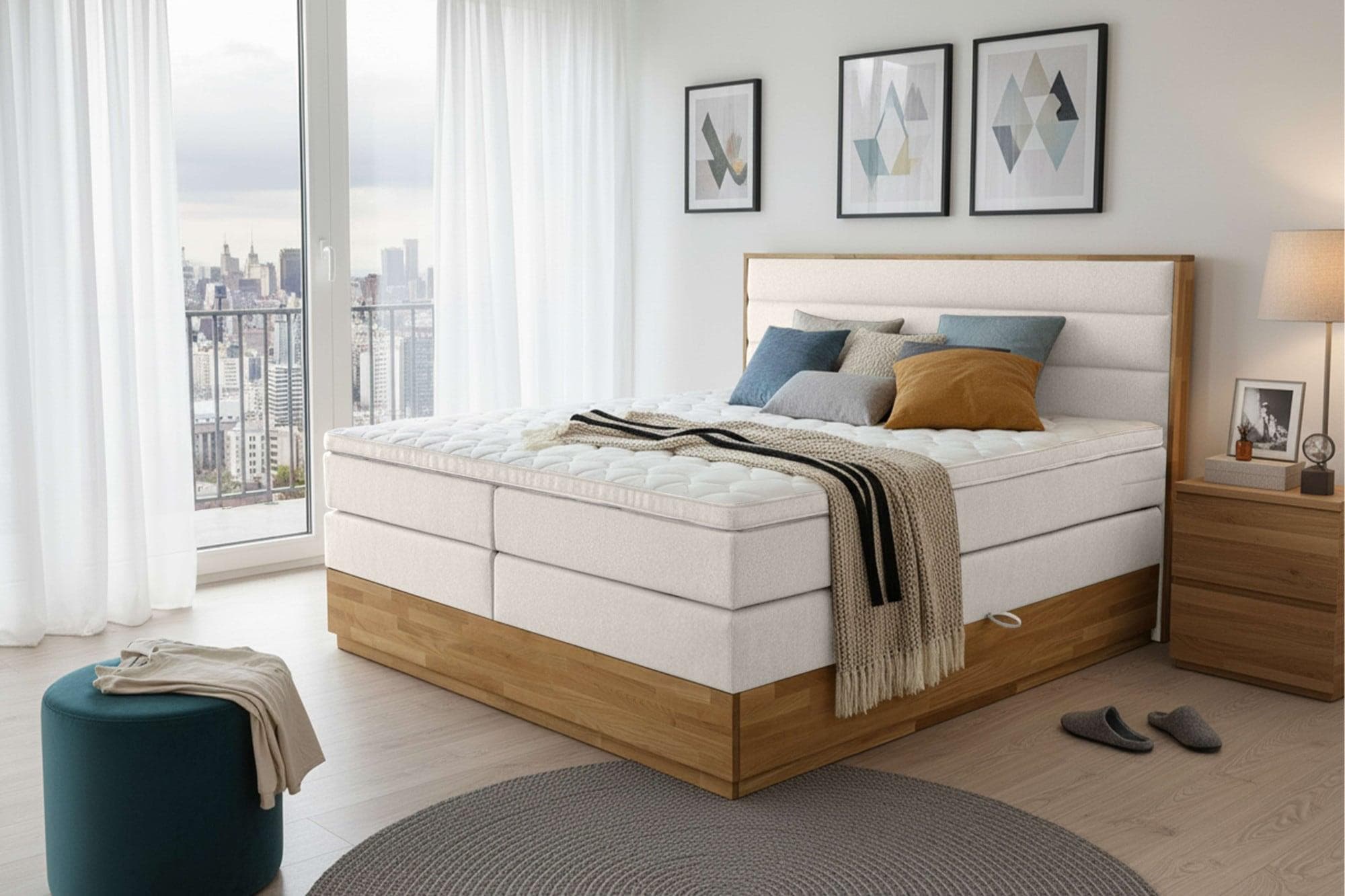 Boxspringbett Evelina 180x200 cm Home Affaire