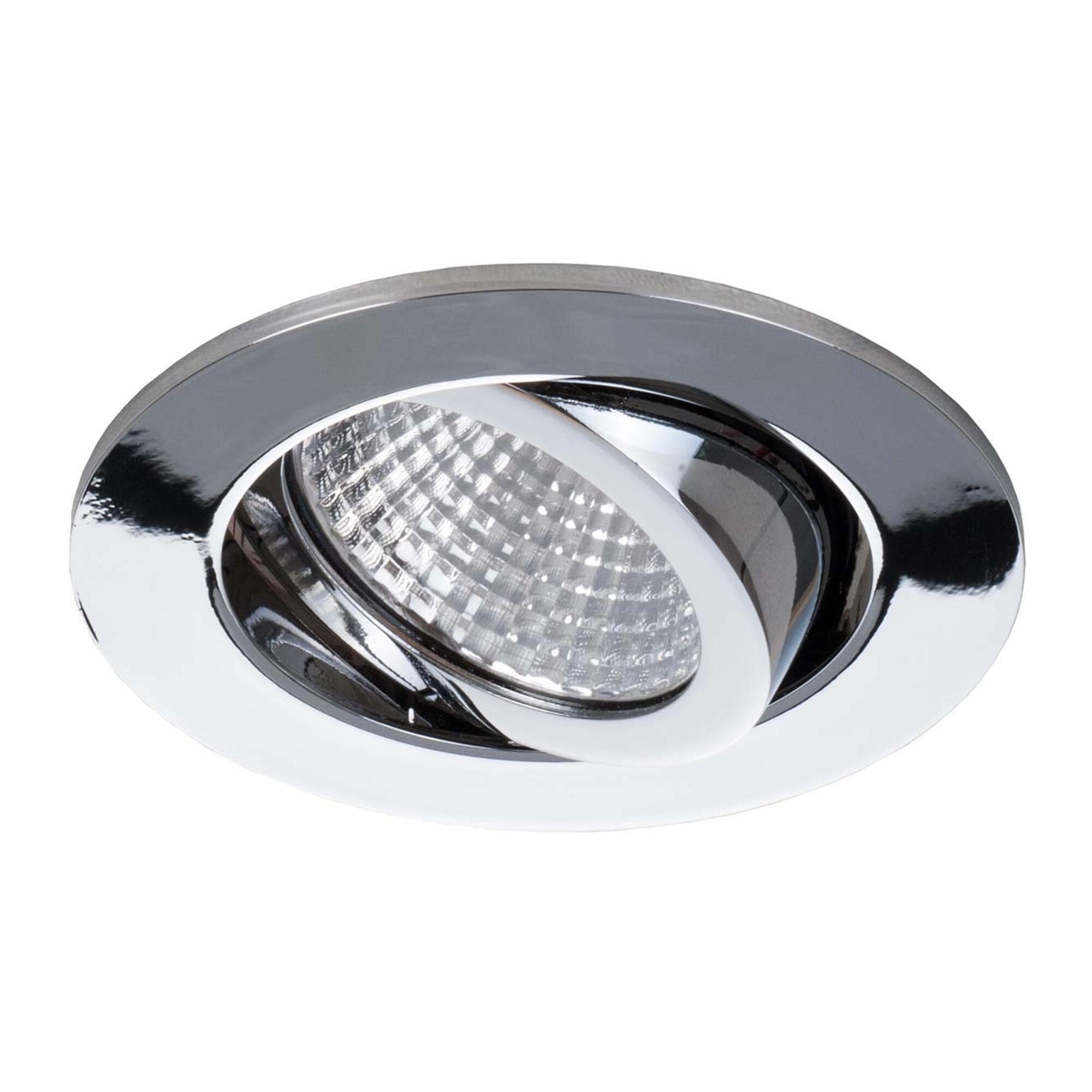 Brumberg LED-Deckenspot Chrom 7W 2700K 740lm
