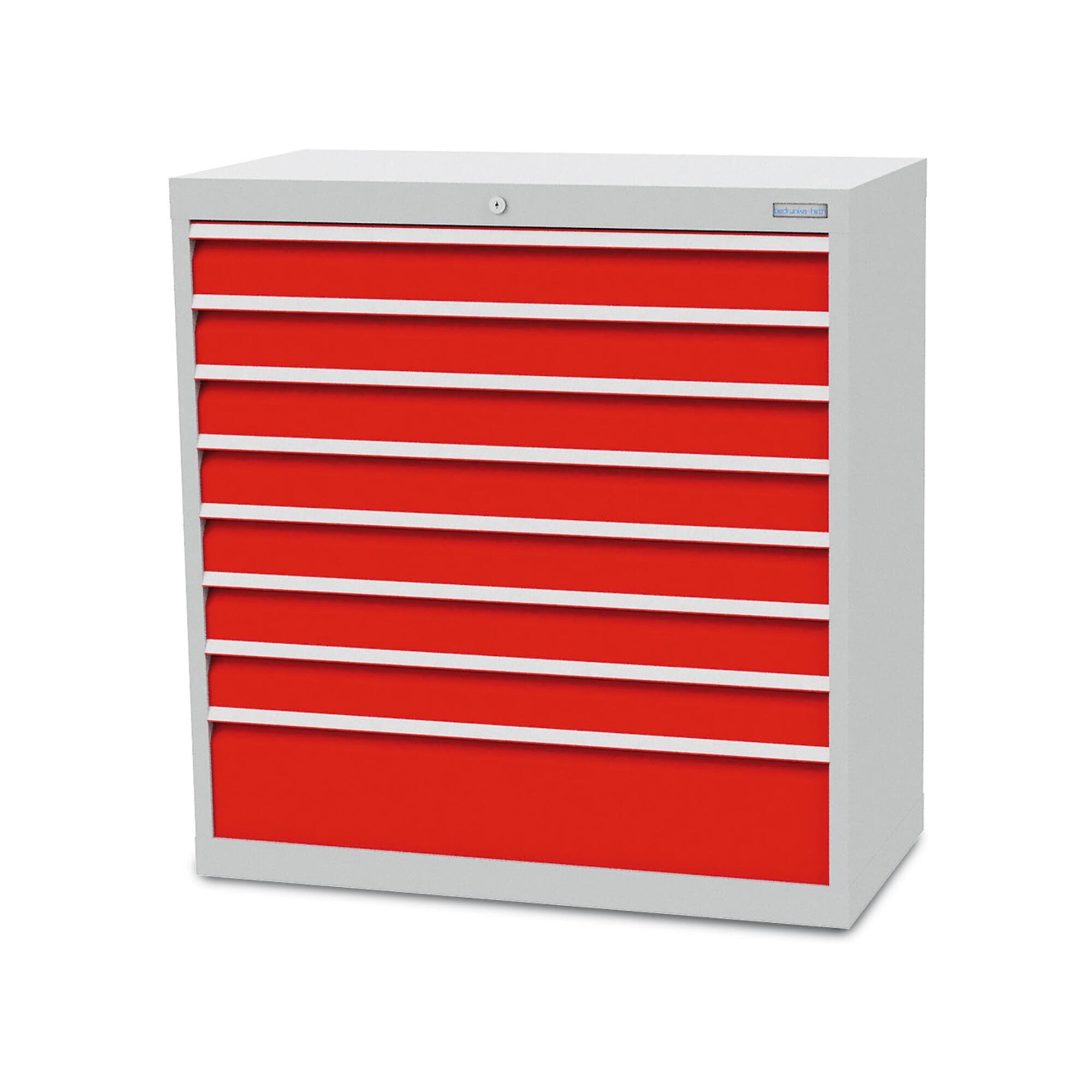 Bedrunka+Hirth Schubladenschrank Serie T500-9 mit 8 Schubladen