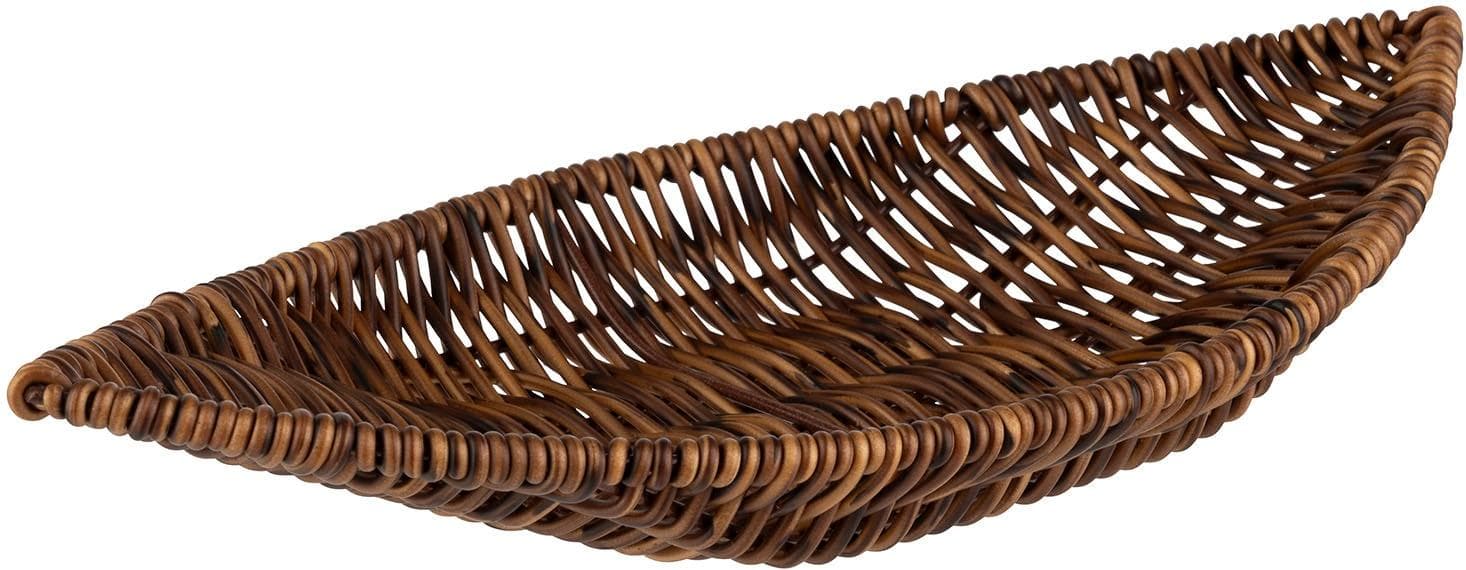 APS Brotkorb COVE Schiffchenform 30x15cm Braun Polypropylen