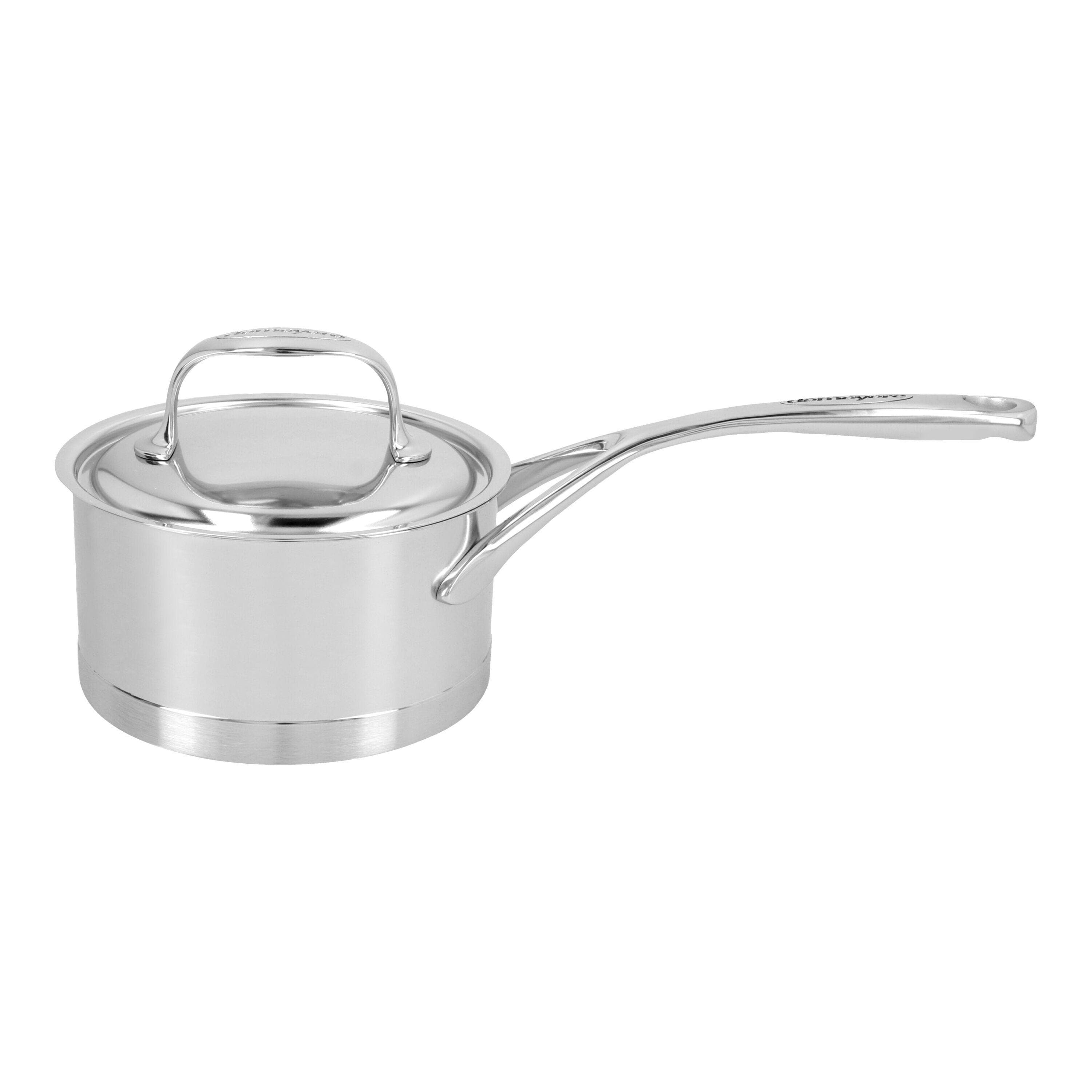 Demeyere Atlantis Stieltopf 14 cm 18/10 Edelstahl Silber