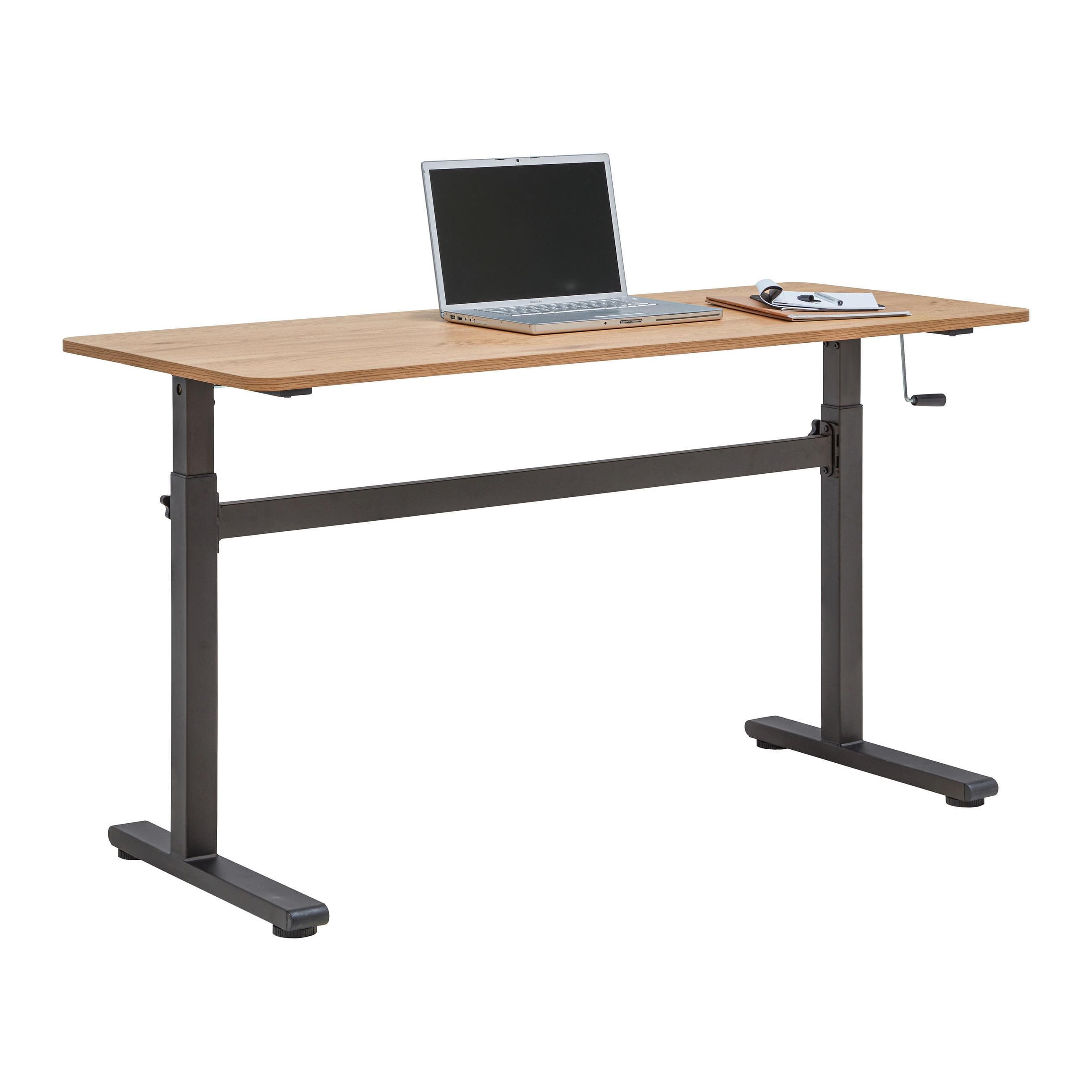 Schreibtisch Carmelo I Schwarz/Eichefarben Mömax DE