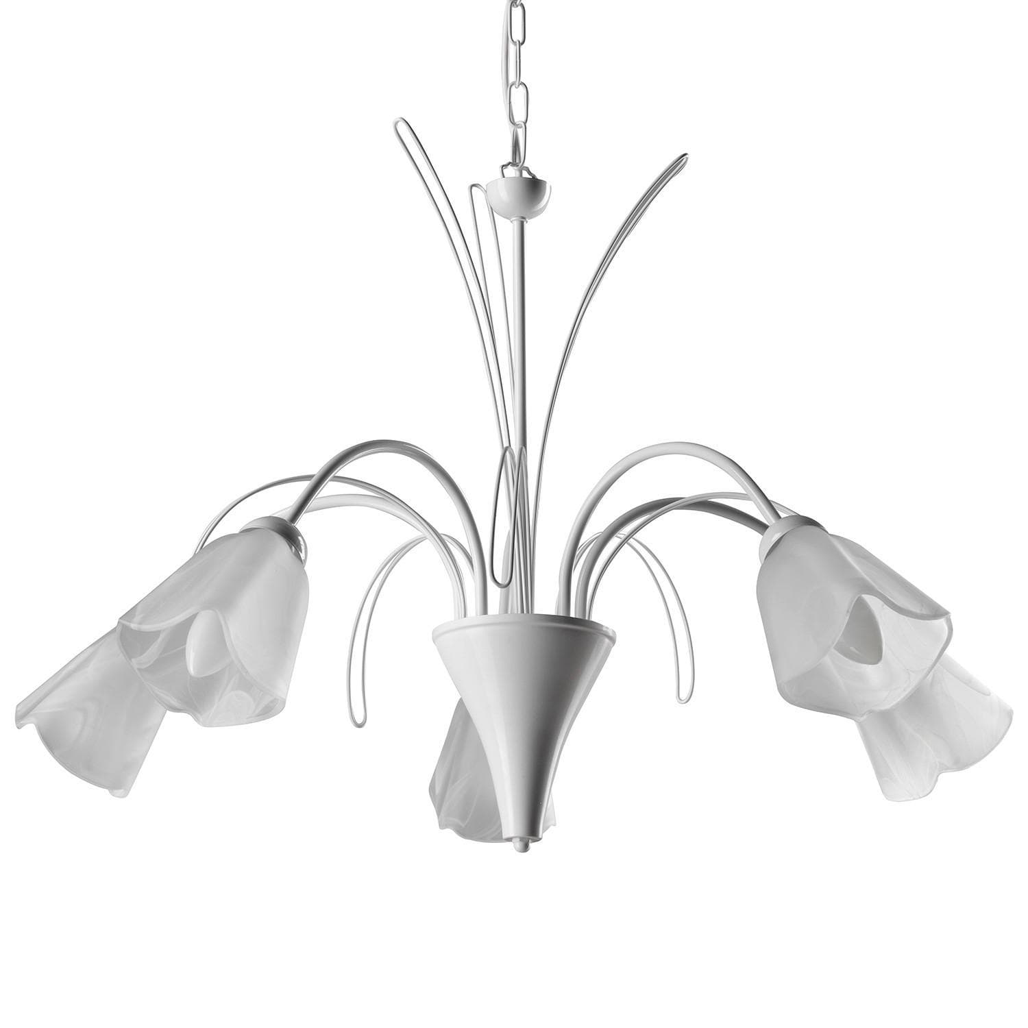 Kronleuchter Antron Weiß max. 6 Watt