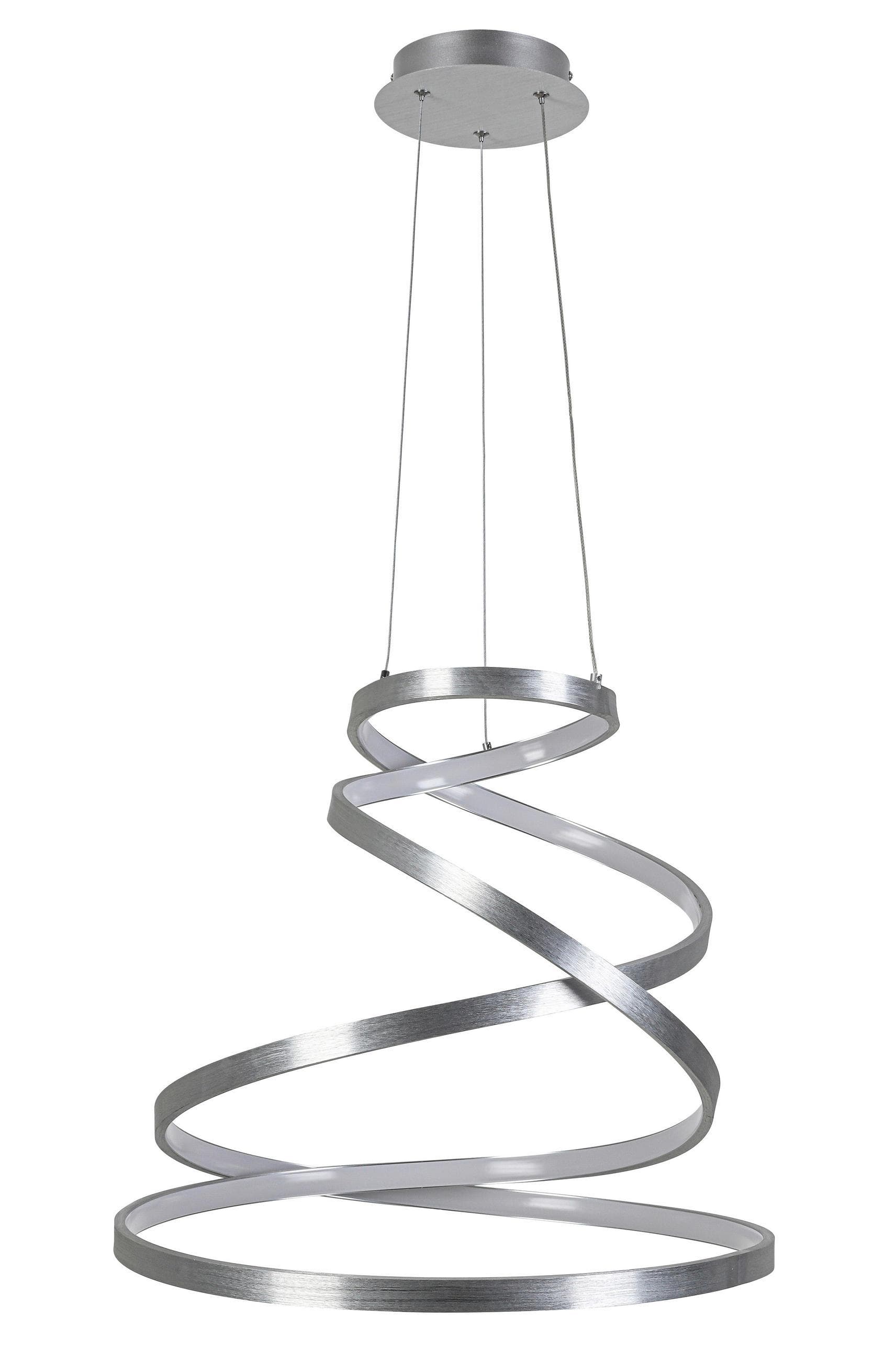 LED-Hängeleuchte Silvi Silberfarben max. 40 Watt