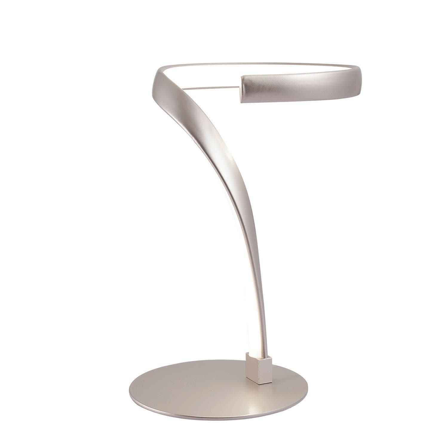 LED-Tischleuchte Infinity Silberfarben max. 12 Watt