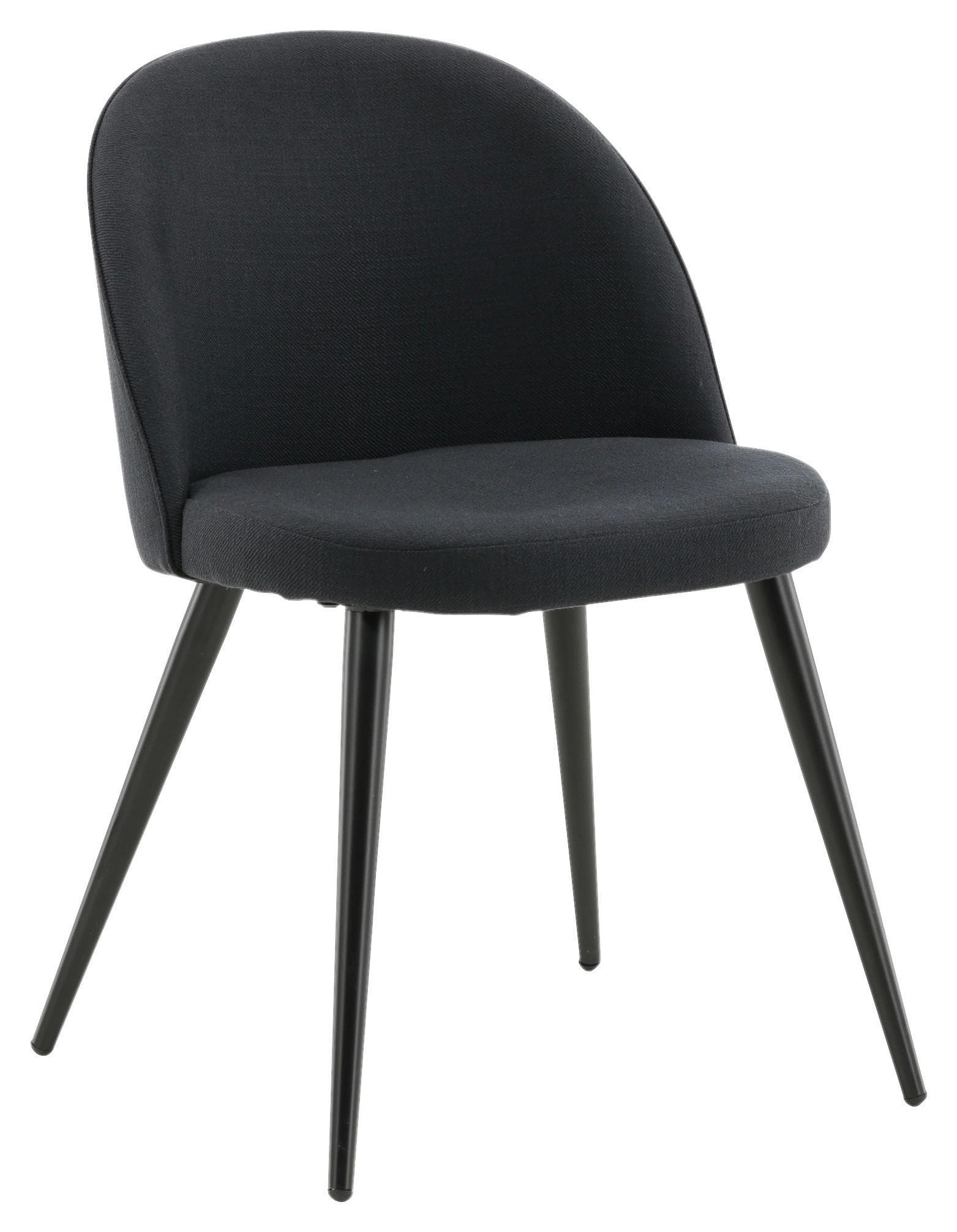 STUHL-SET VELVET Schwarz