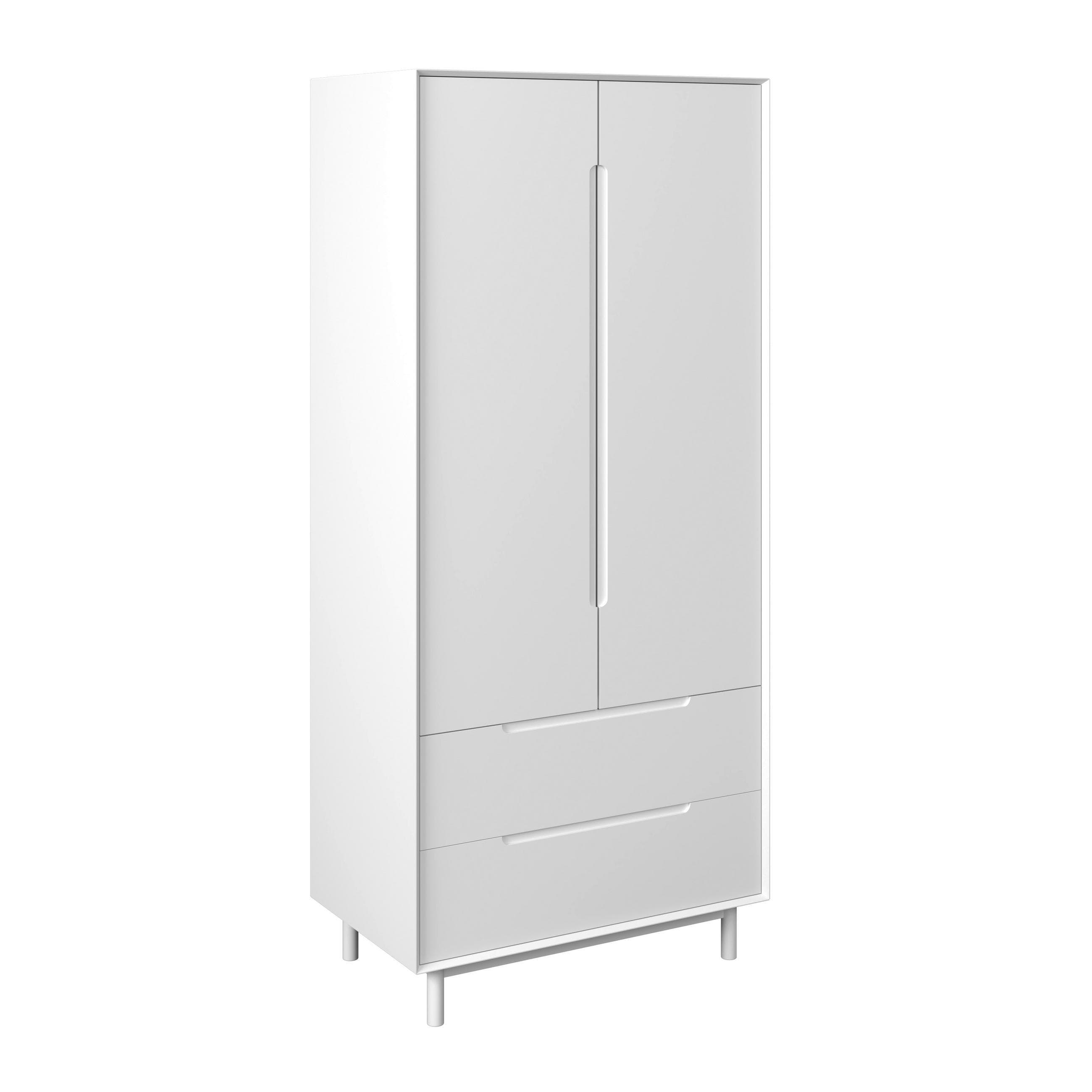 Drehtürenschrank Marlo Weiß