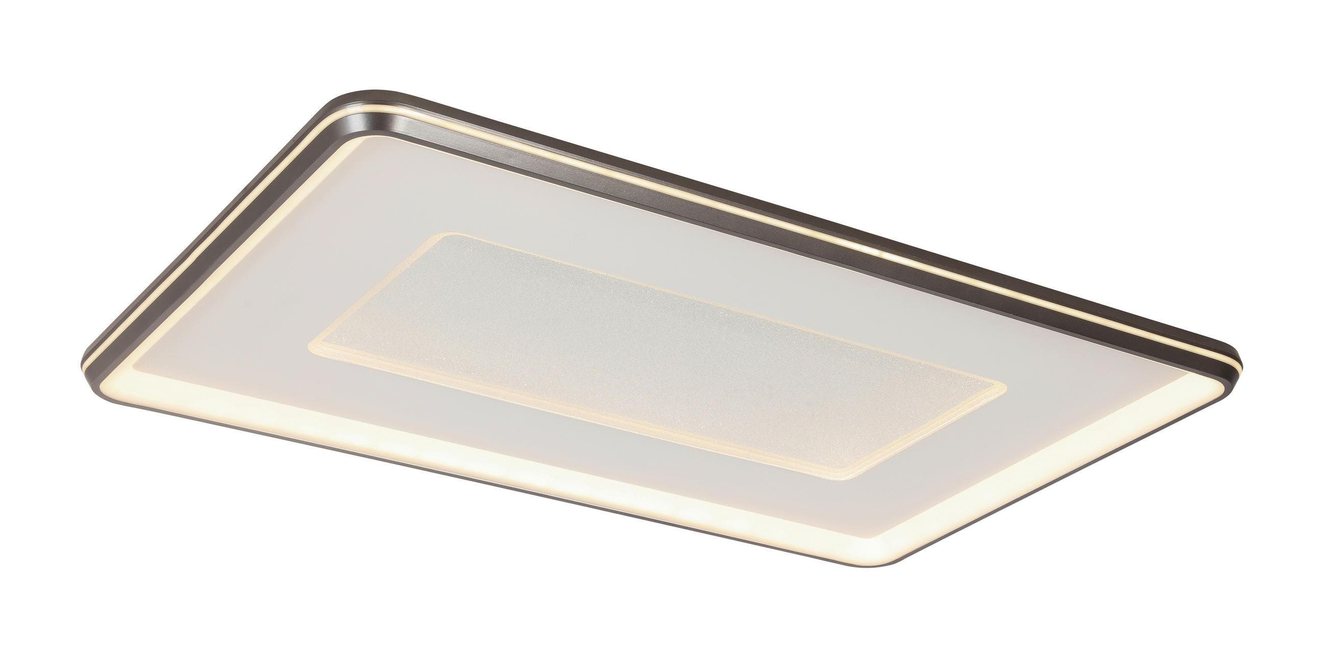 LED-Deckenleuchte Big Weiß/Dunkelgrau max. 75 W Deckenlampe