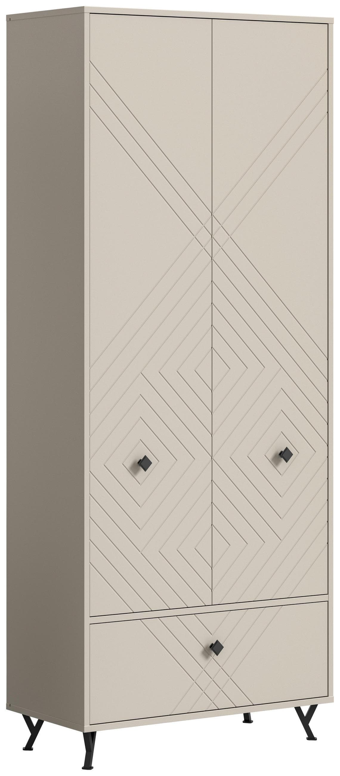 Garderobenschrank Notes Sandbeige