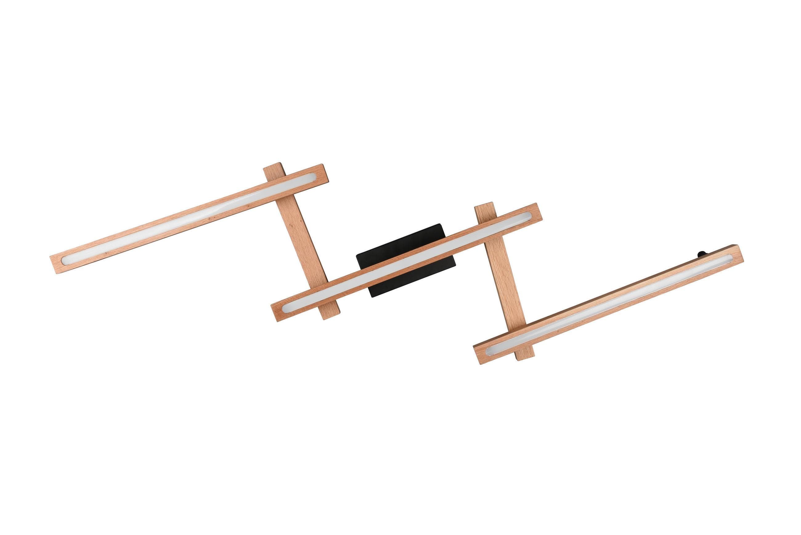 Trio LED-Deckenleuchte Bellari Naturfarben max. 36 Watt
