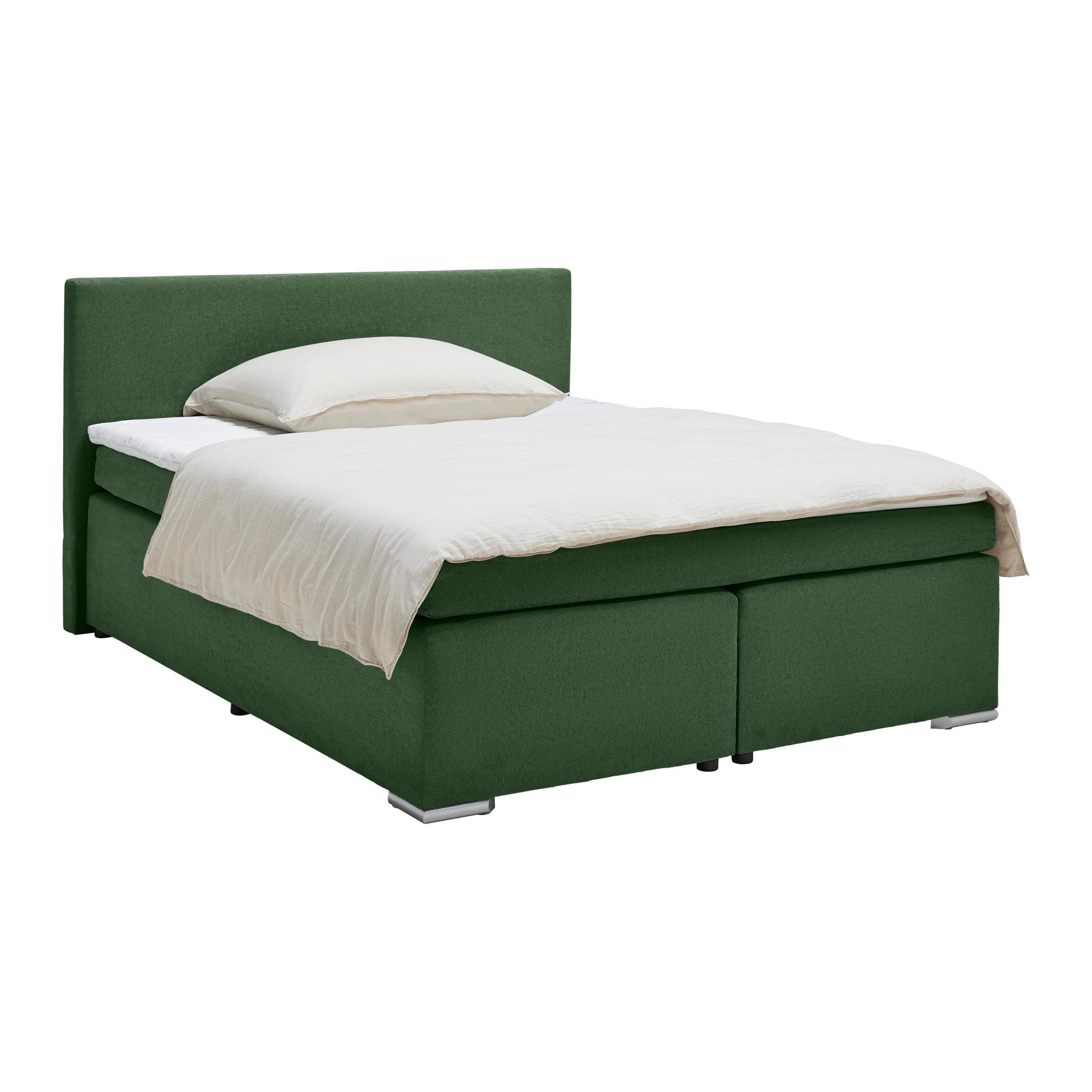 Boxspringbett Mira 2 Dunkelgrün