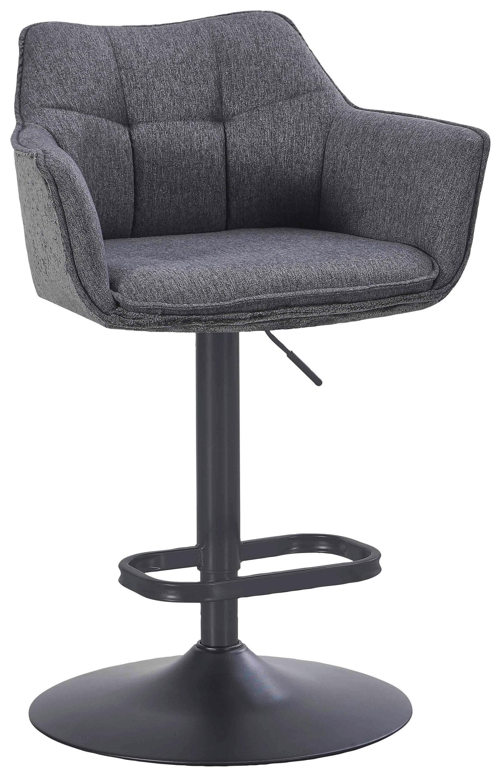Barhocker Lina Grau/Schwarz
