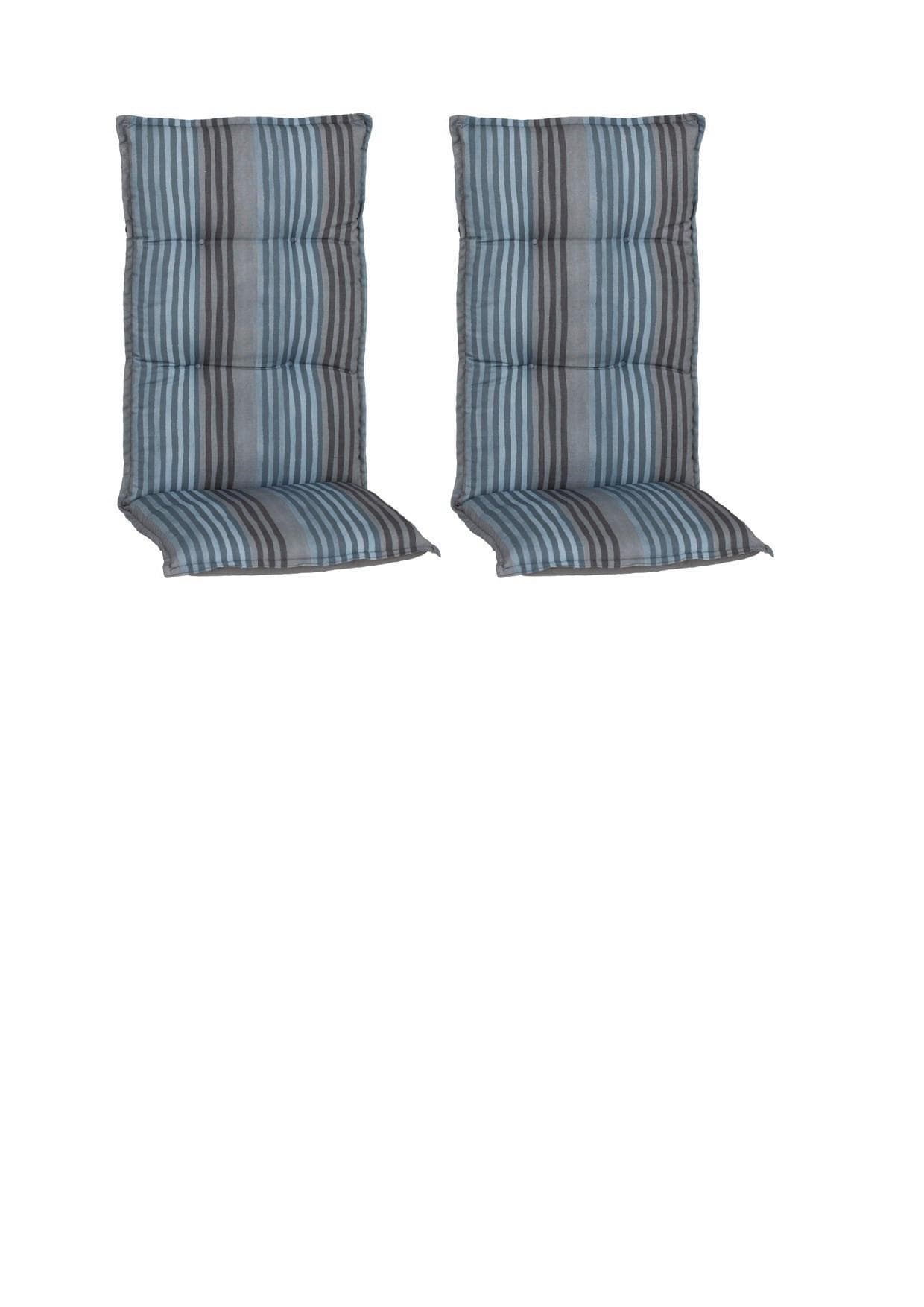 Hochlehner Auflagen Tissa 2er-Set Blau