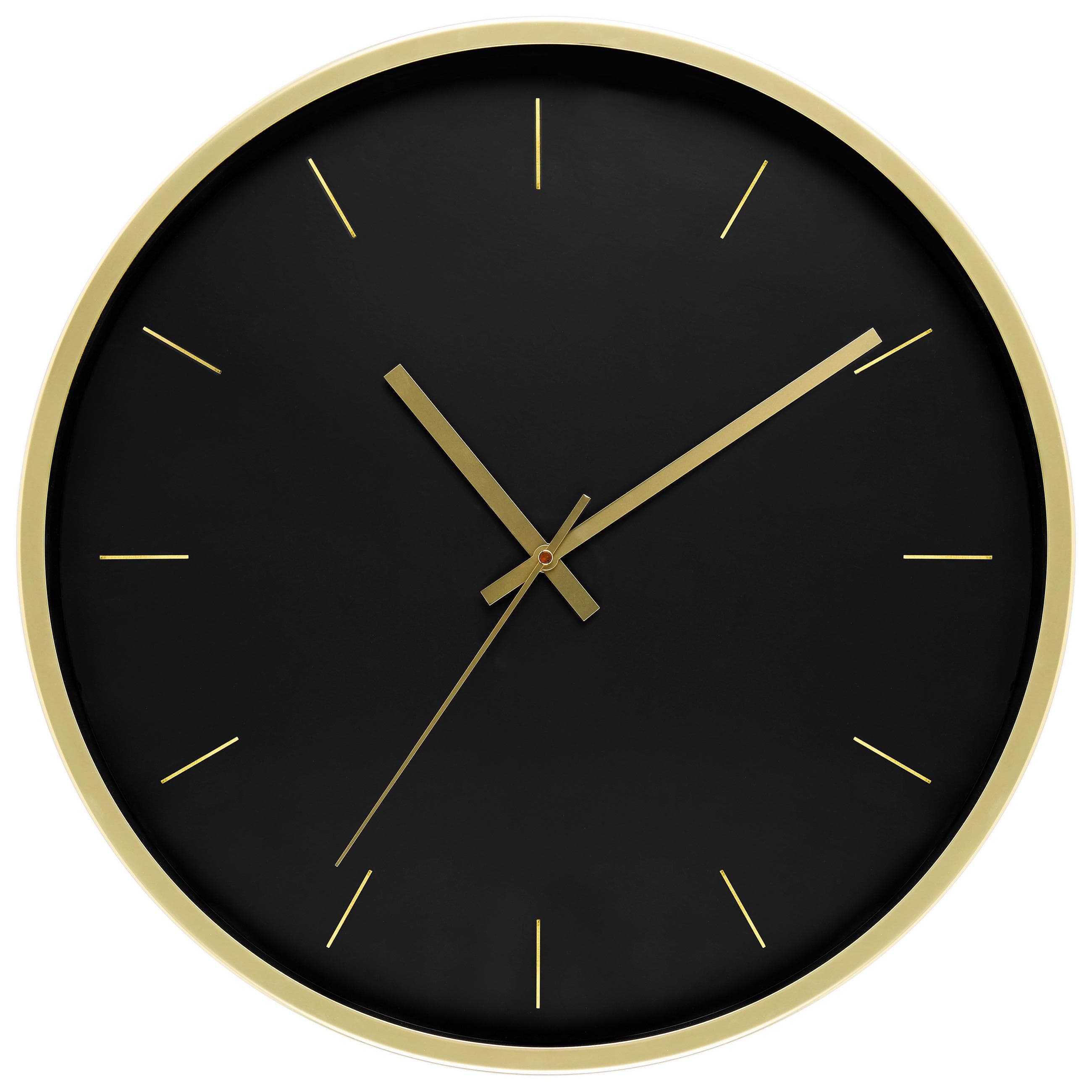 Wanduhr Kelly Ø 50,8 cm Gold/Schwarz