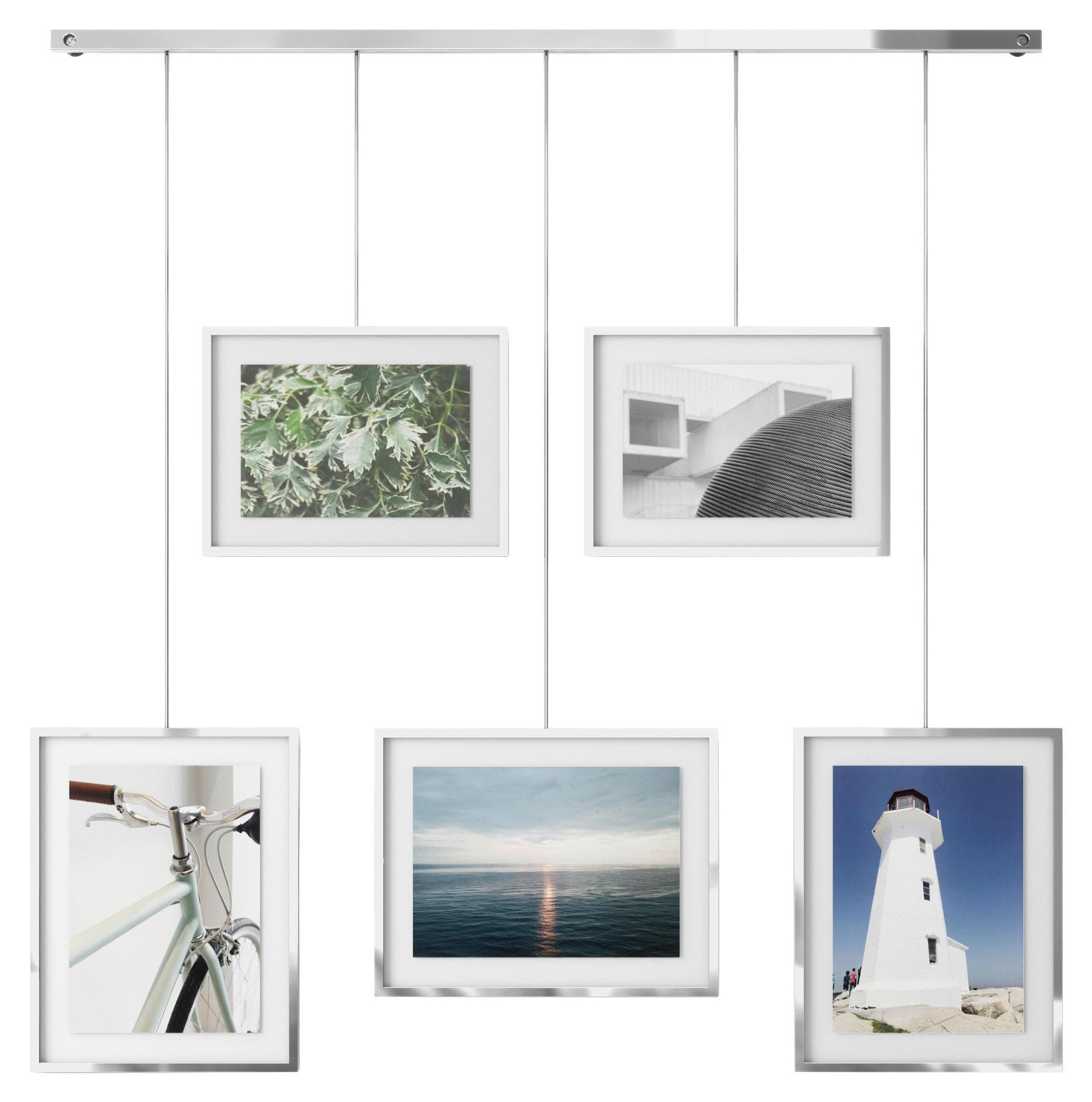 Umbra Bilderrahmen Exhibit Chrom Collage-Galerie