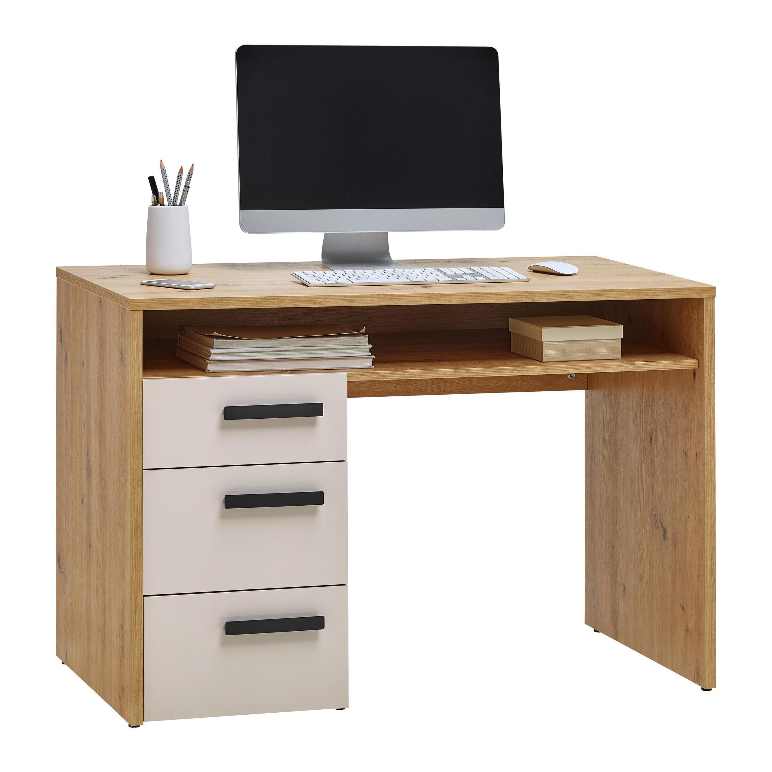 Schreibtisch Casa Mia Kaschmirfarben Metall