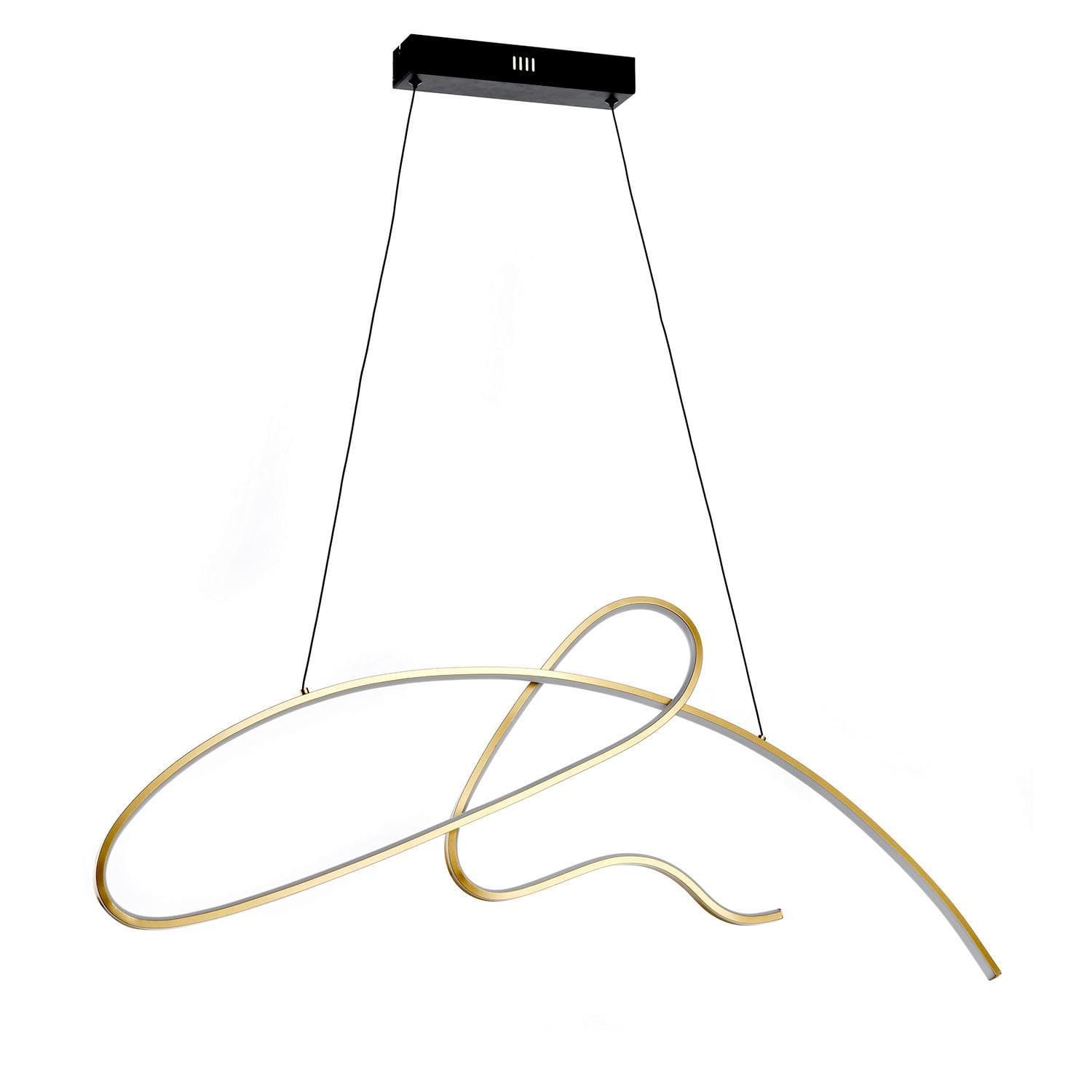 LED-Hängeleuchte Sign Goldfarben max. 42 Watt