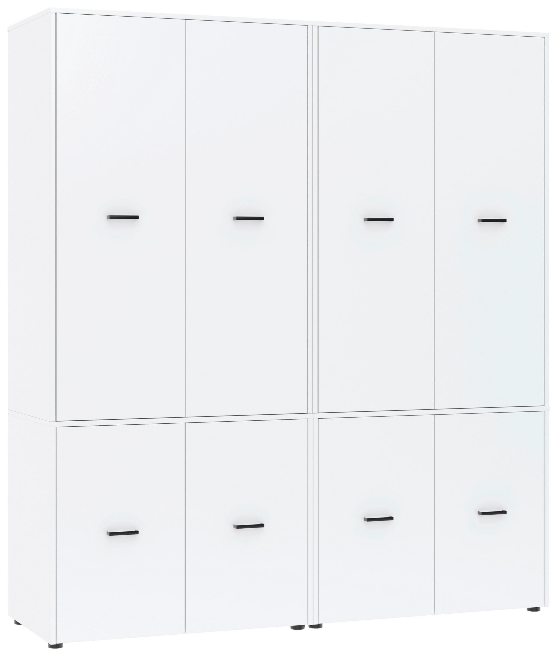 Kleiderschrank Kivo Weiß