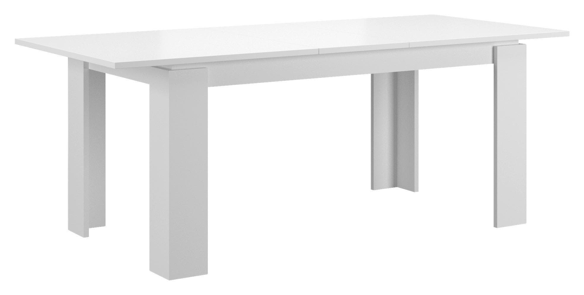 xonox.home Esstisch Titan Ausziehtisch Weiß