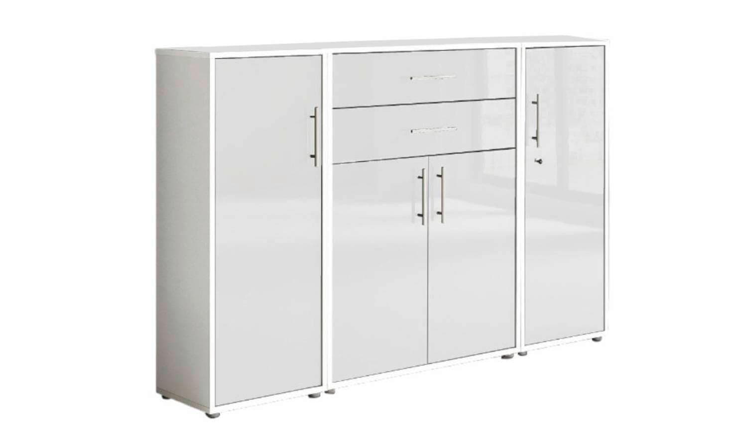 Aktenschrank Office Edition Sw Set 16 Weiß Mömax