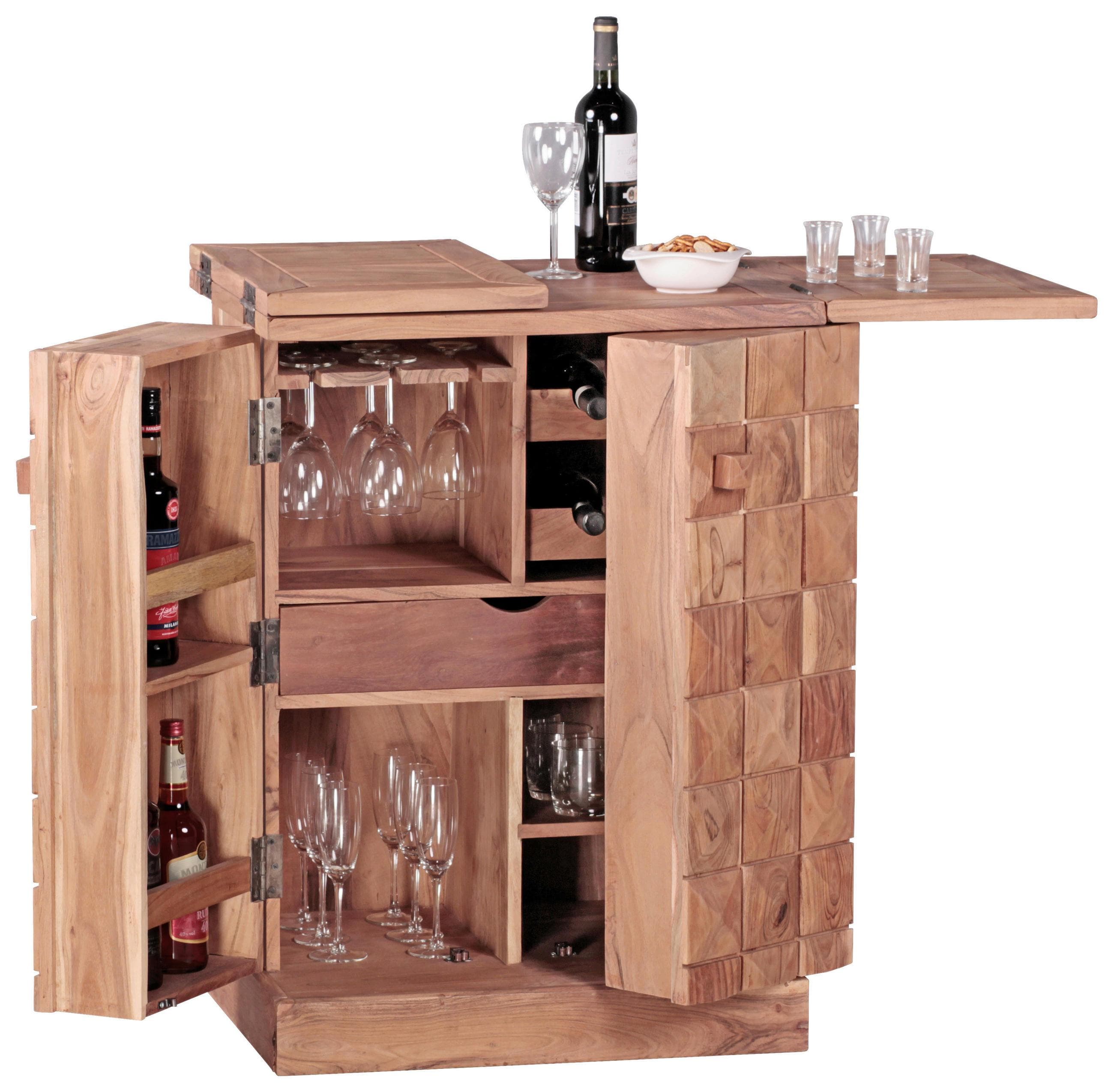 Wohnling Barschrank Braun WL1.736