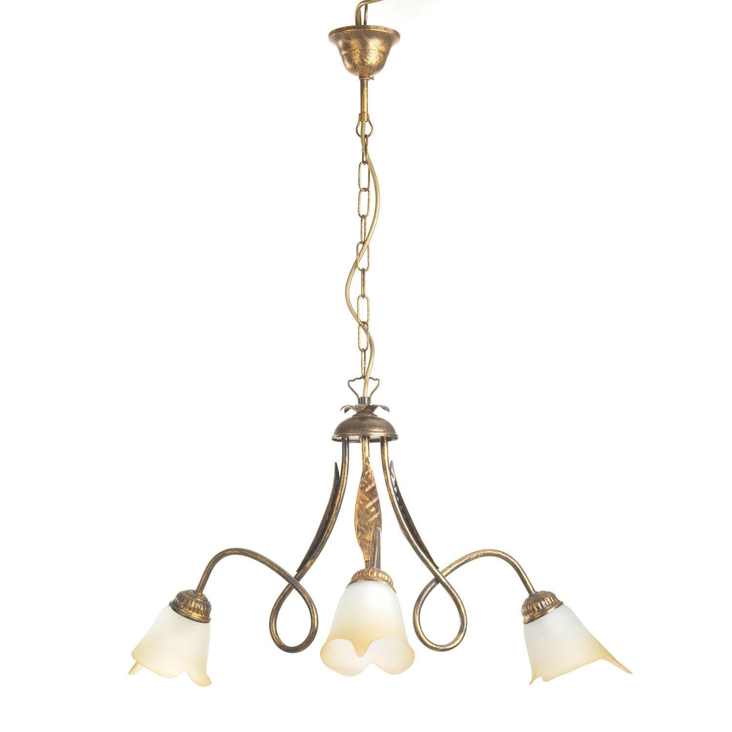 Kronleuchter Doppio Giro Bronzefarben max. 6 Watt
