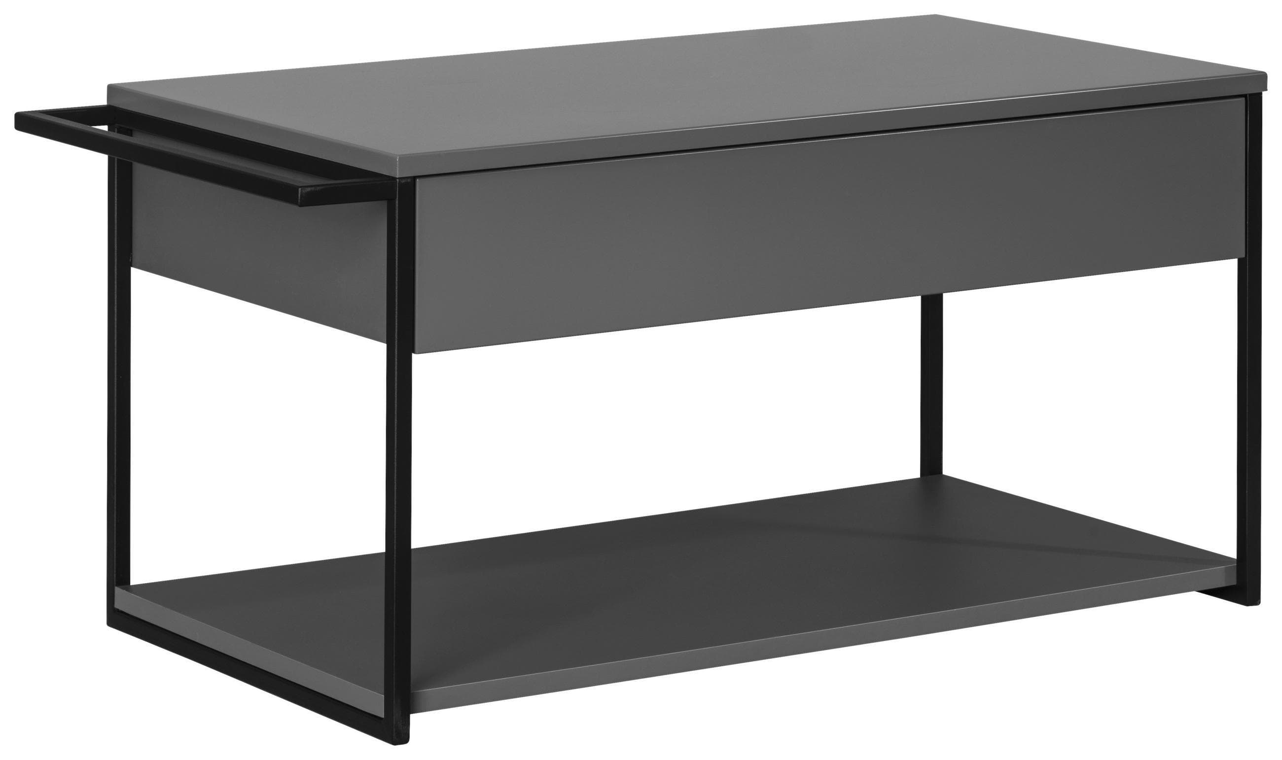 Waschtischunterschrank "New York" Grau 88 cm hängend