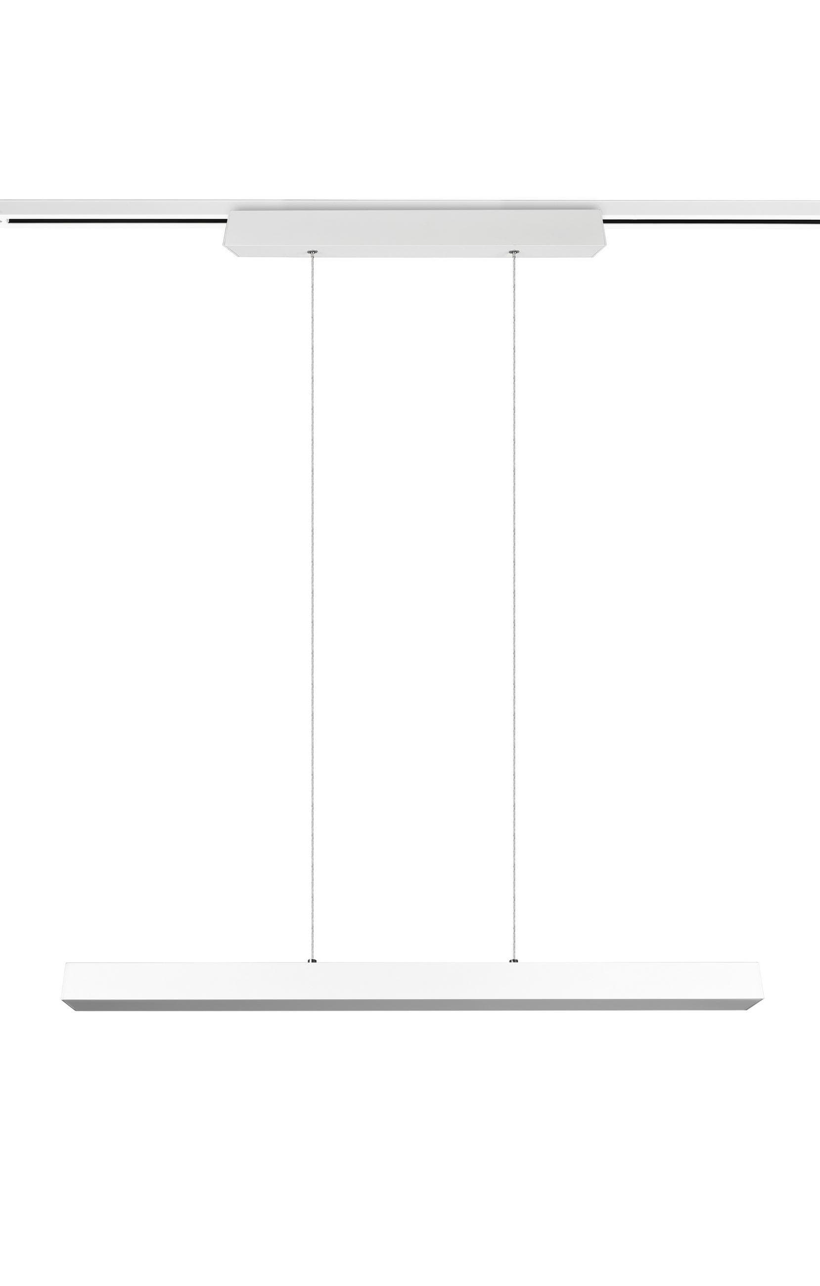 Trio LED-Pendelleuchte Paros DUOline Balken Weiß Matt
