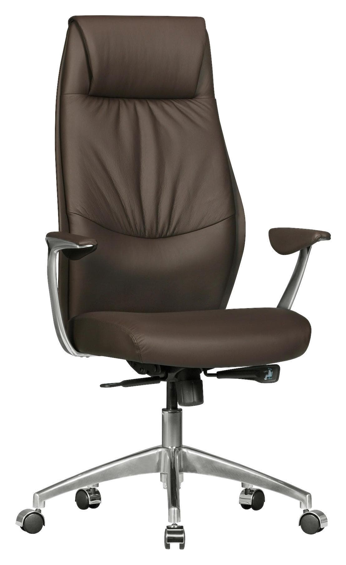 Chefsessel Oxford 1 Braun Metallrahmen