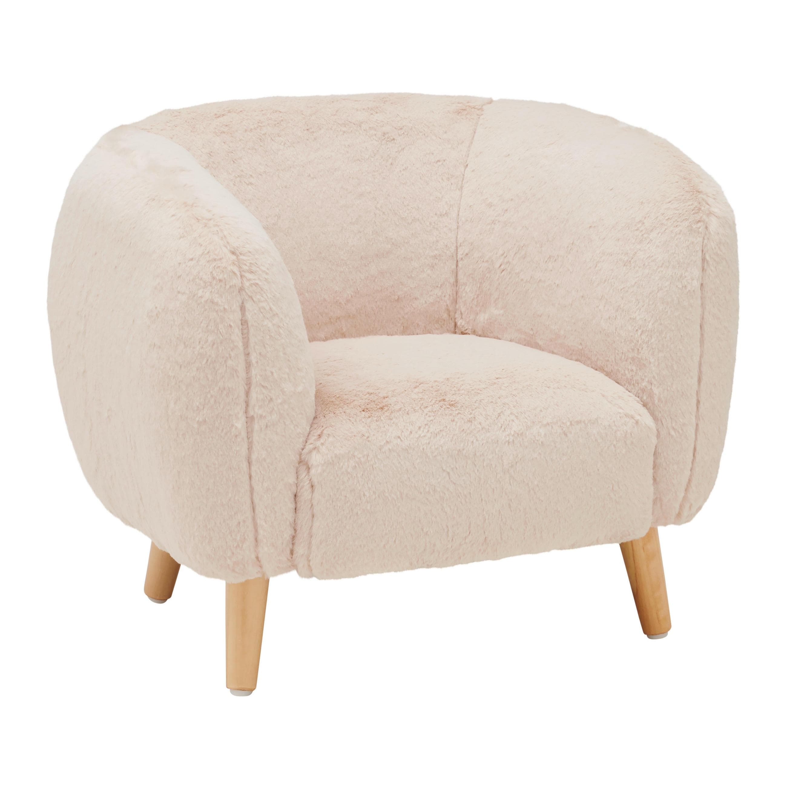 Kindersessel Fluffy Beige