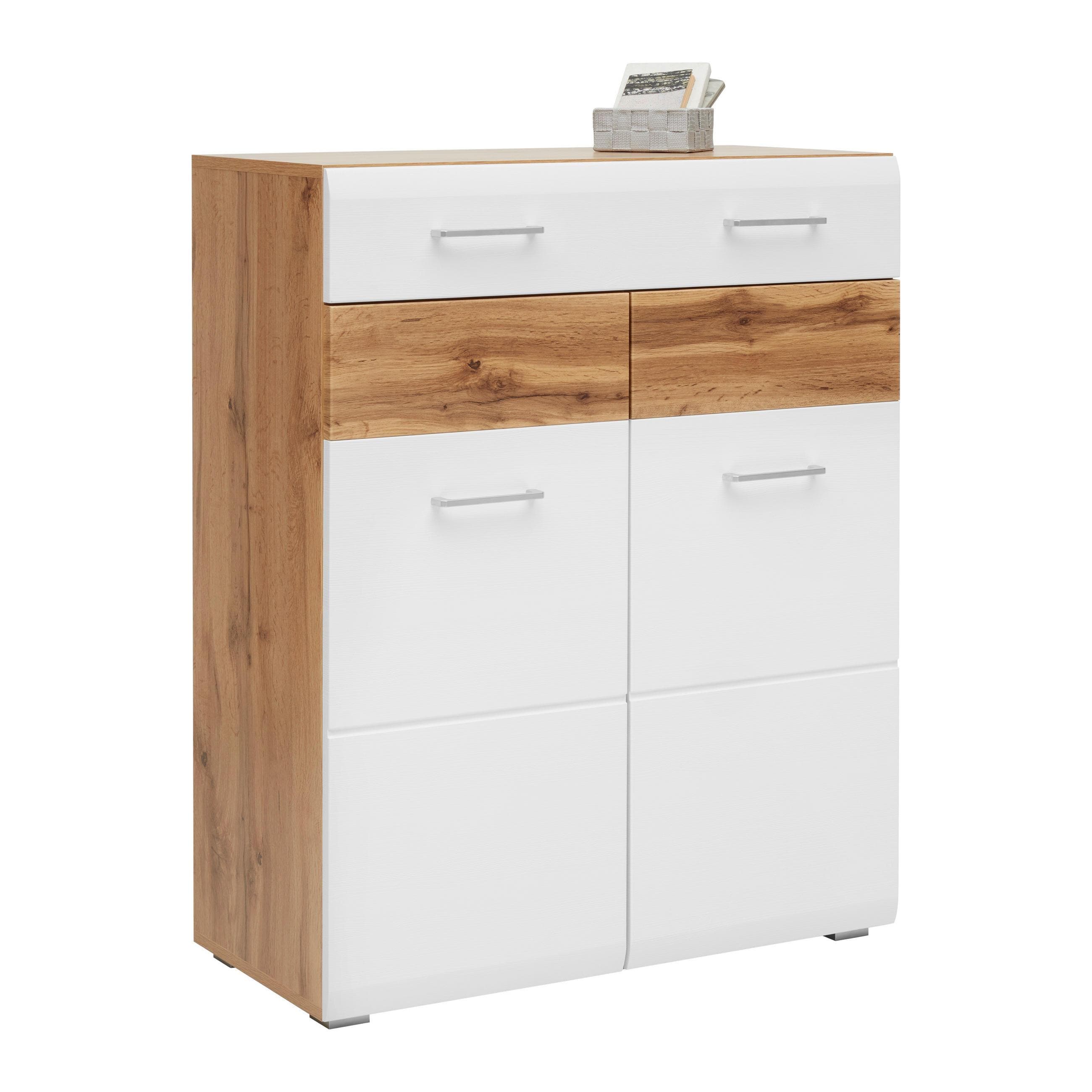 Schuhschrank Weiß/Eiche Mömax DE