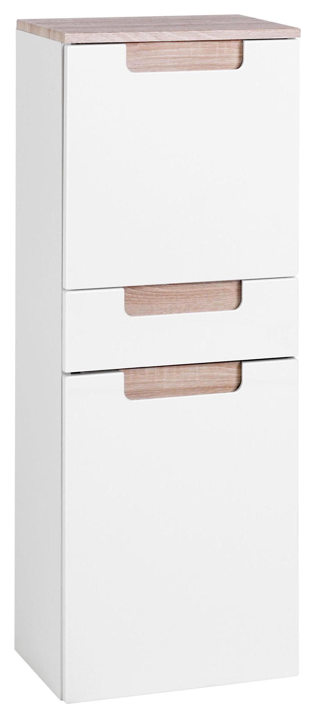 Held Midischrank Weiß/Eichefarbe 'Siena'