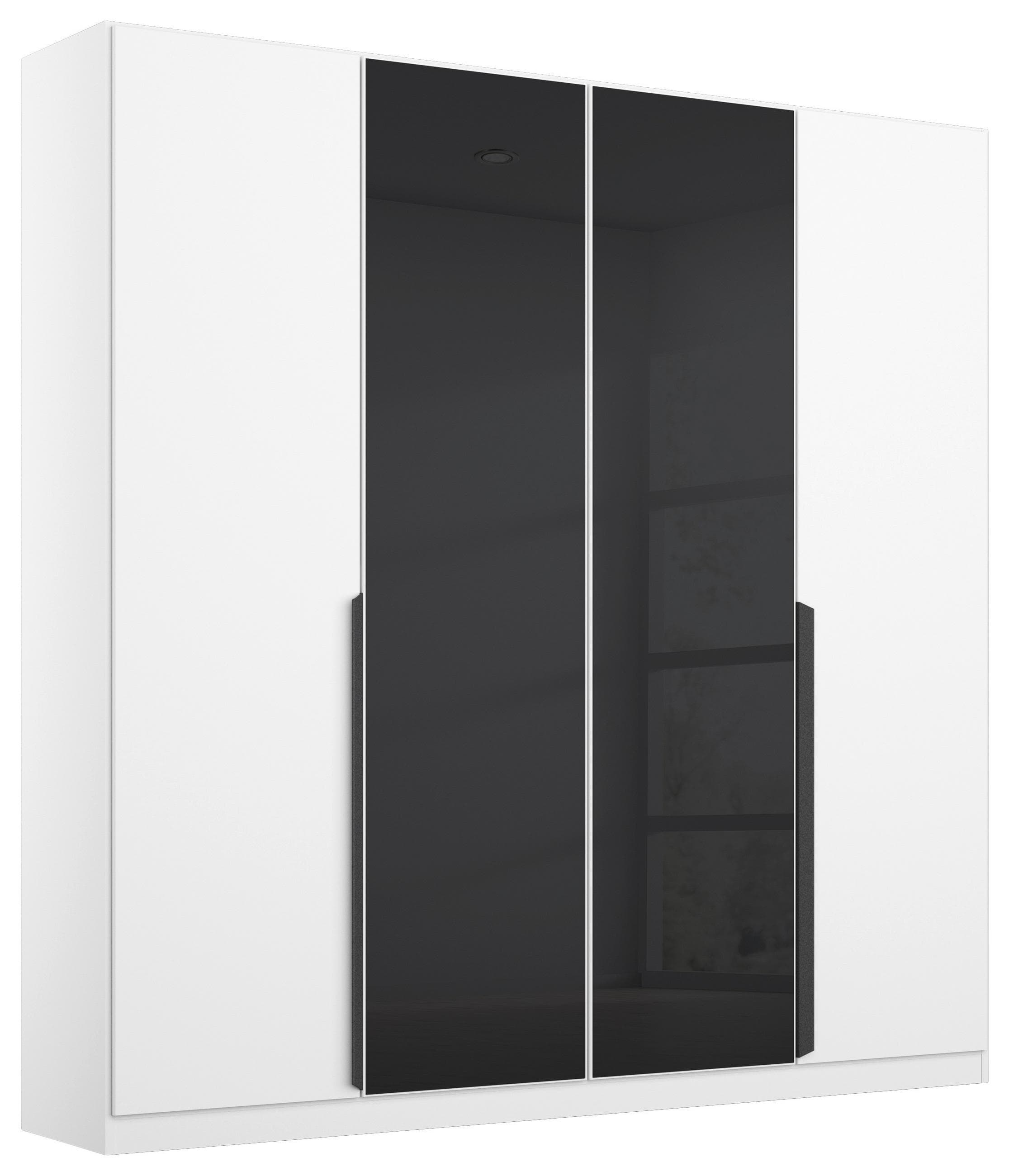 Drehtürenschrank Artemis Anthrazit, Weiß