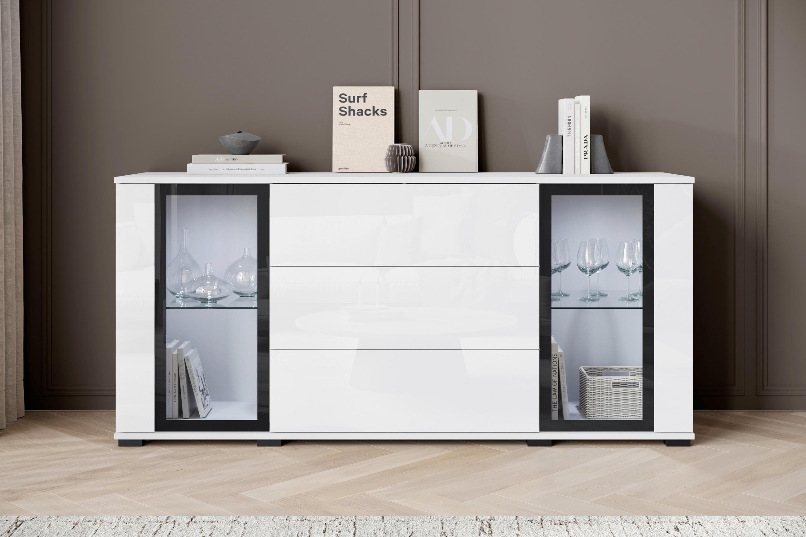 Sideboard Caro Weiß