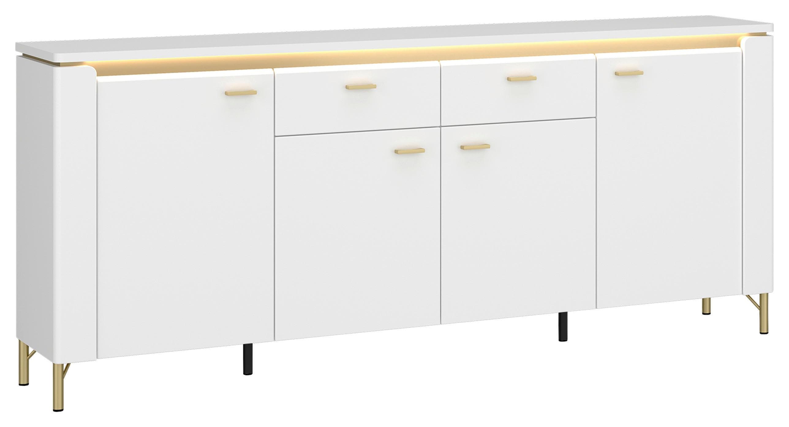 Sideboard Lazio Weiß 200 cm