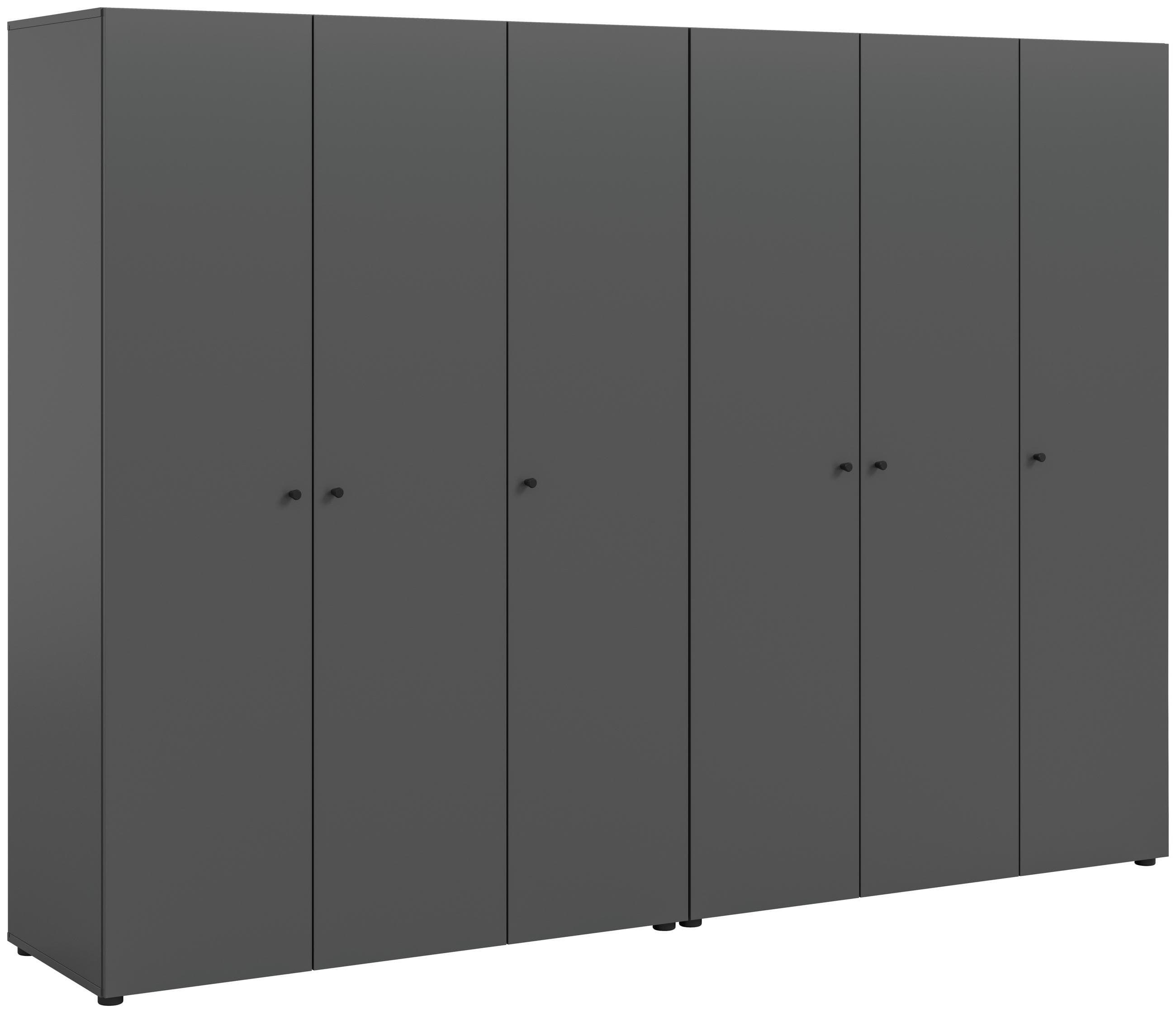 Drehtürenschrank DARWIN Anthrazit