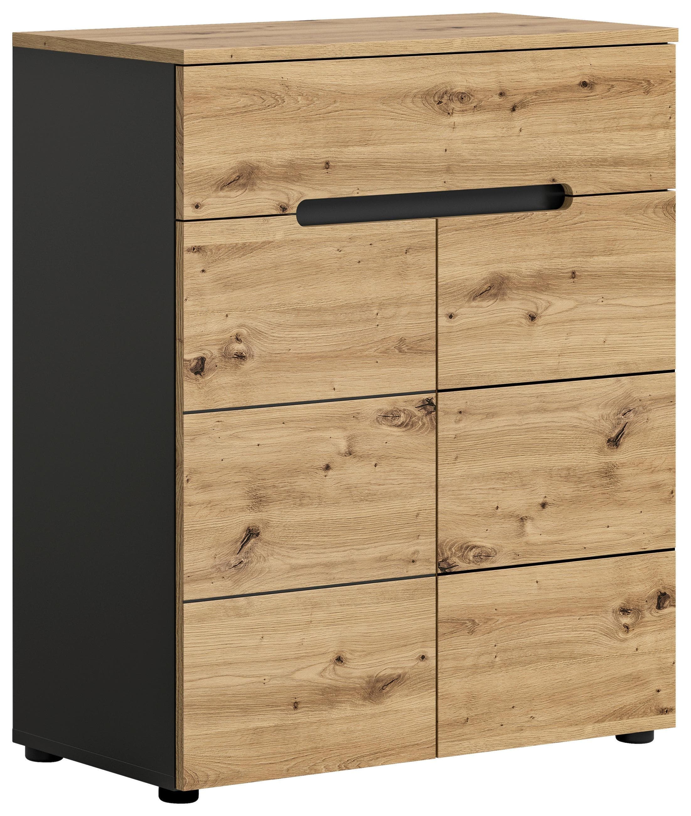 Schuhschrank Canu Eiche Dekor Grau Mömax