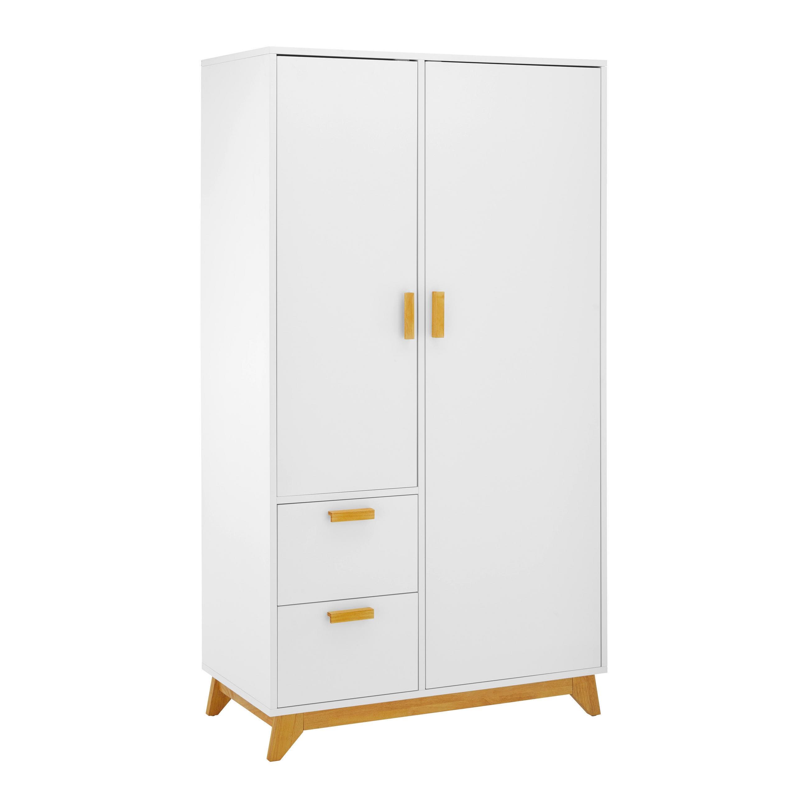 Drehtürenschrank Milan Weiß