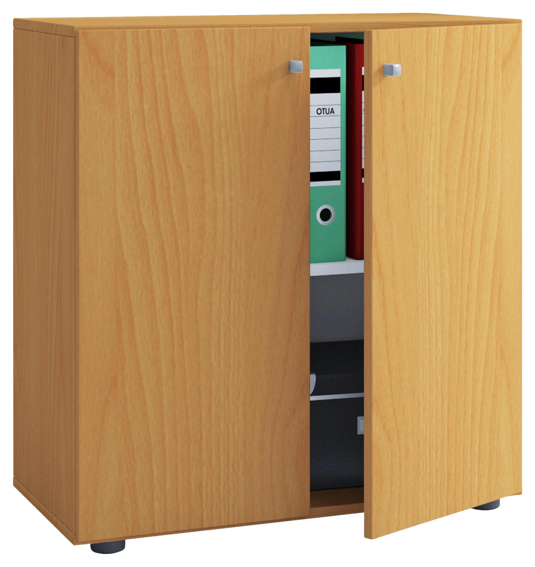 Aktenschrank Lona Buche-Farbe Braun
