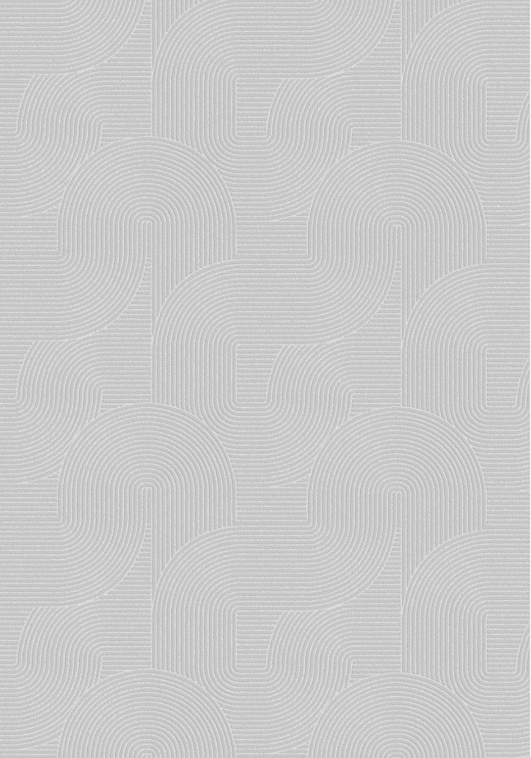 Webteppich Stilo Grau ca. 120x160cm