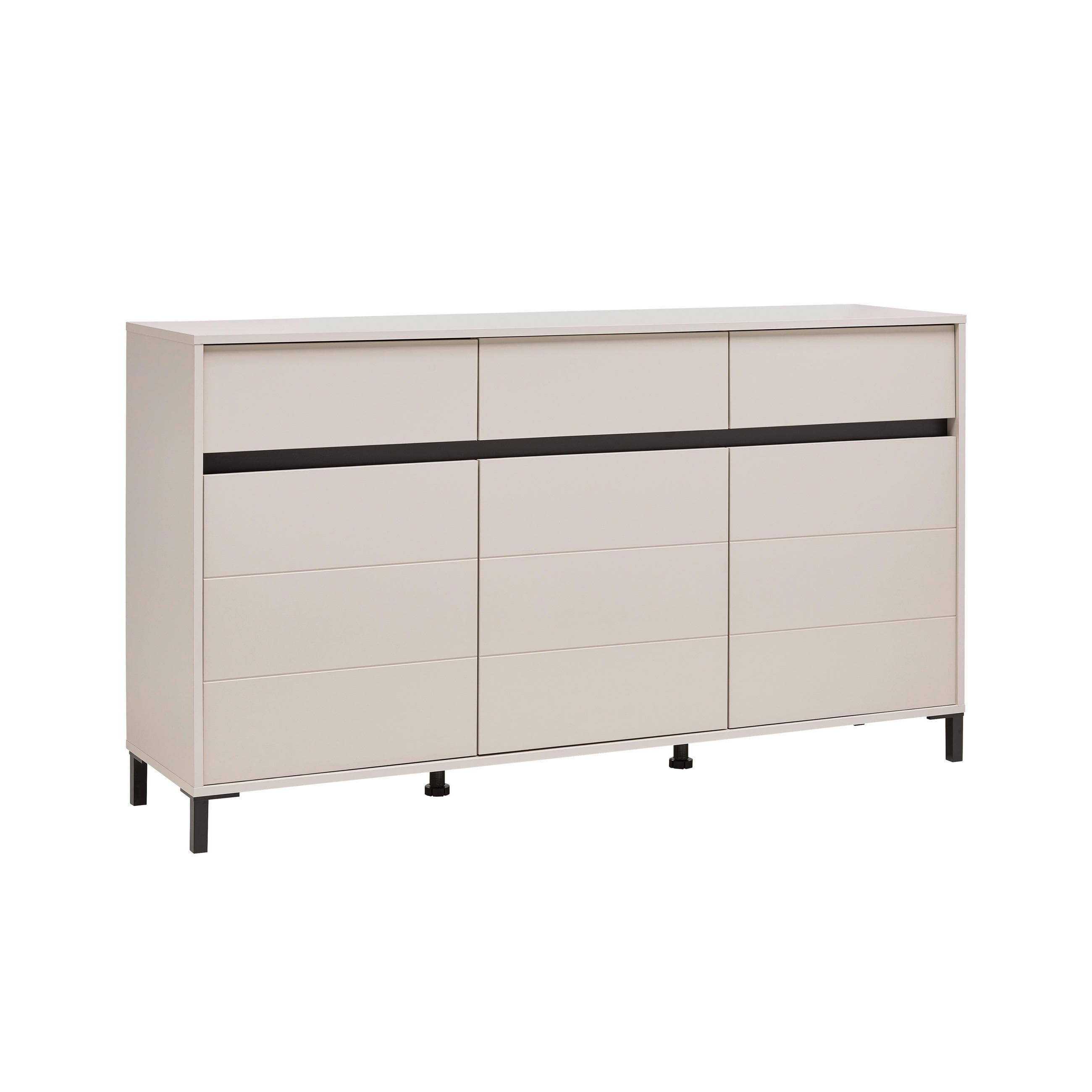 Sideboard Arran Kaschmir Schwarz Mömax