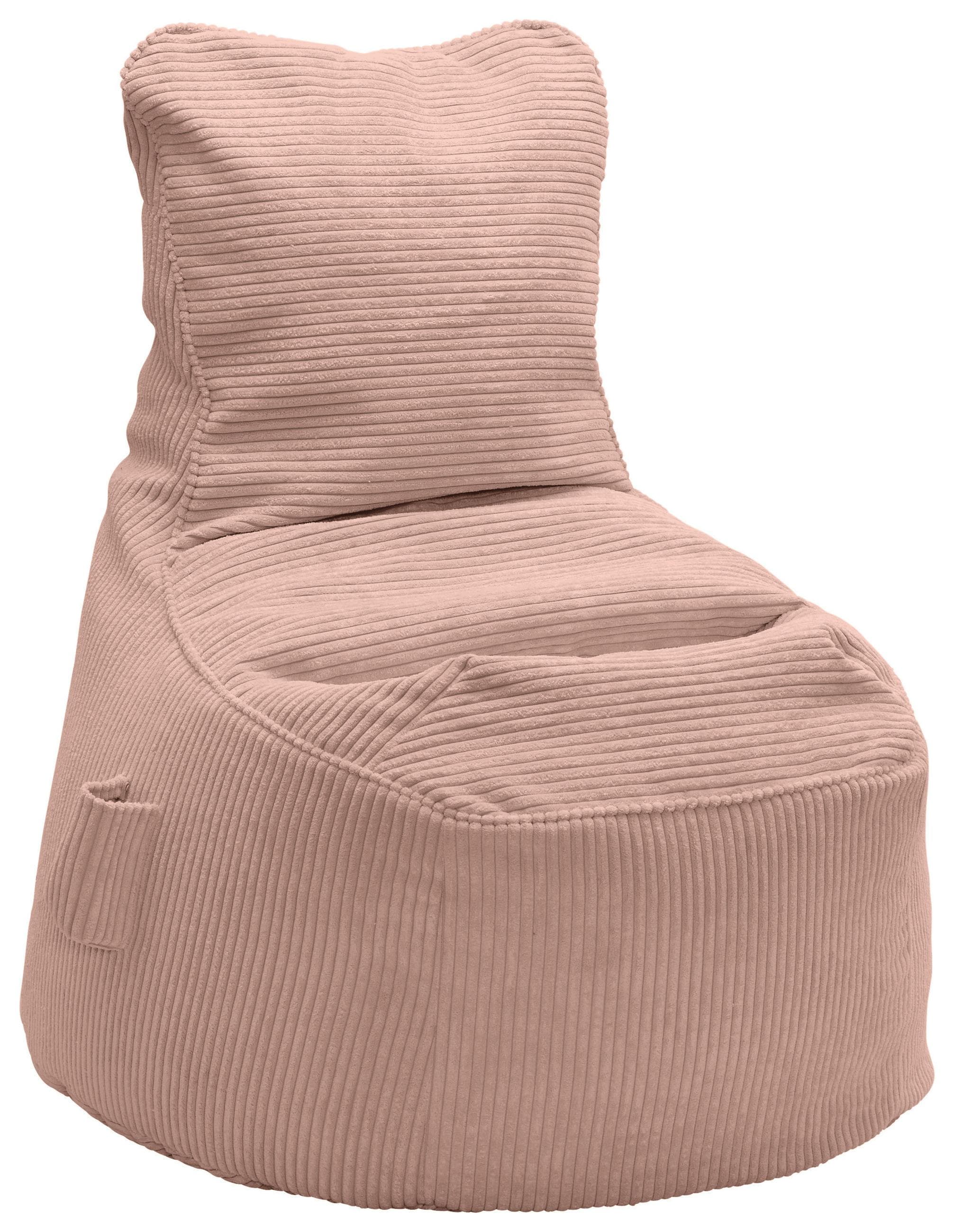 Sitzsack Cortona Cord Rosa