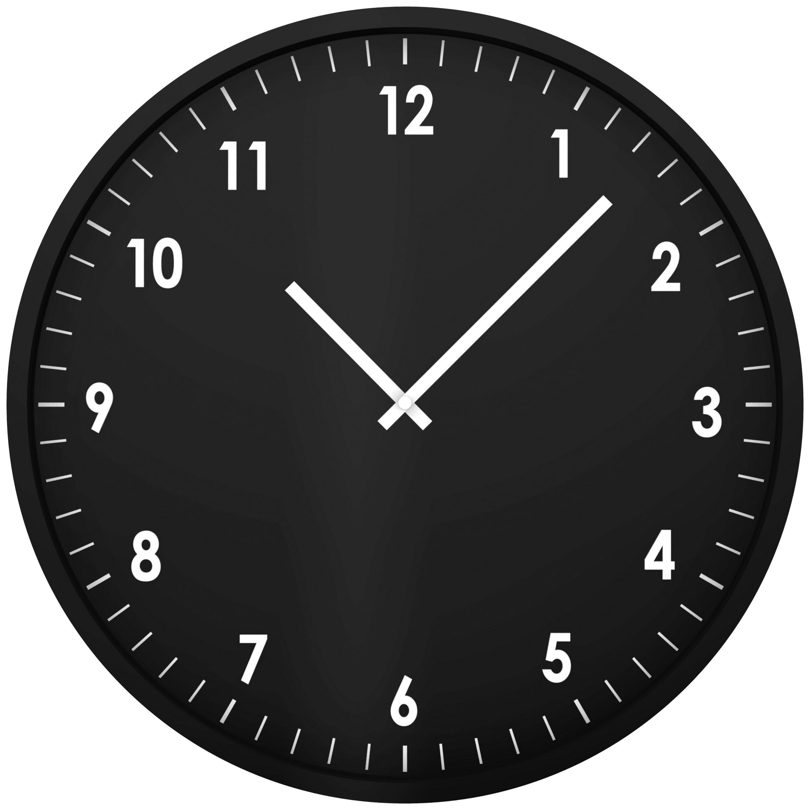 Wanduhr Kelly Ø ca. 50,8 cm Schwarz/Weiß Mömax DE