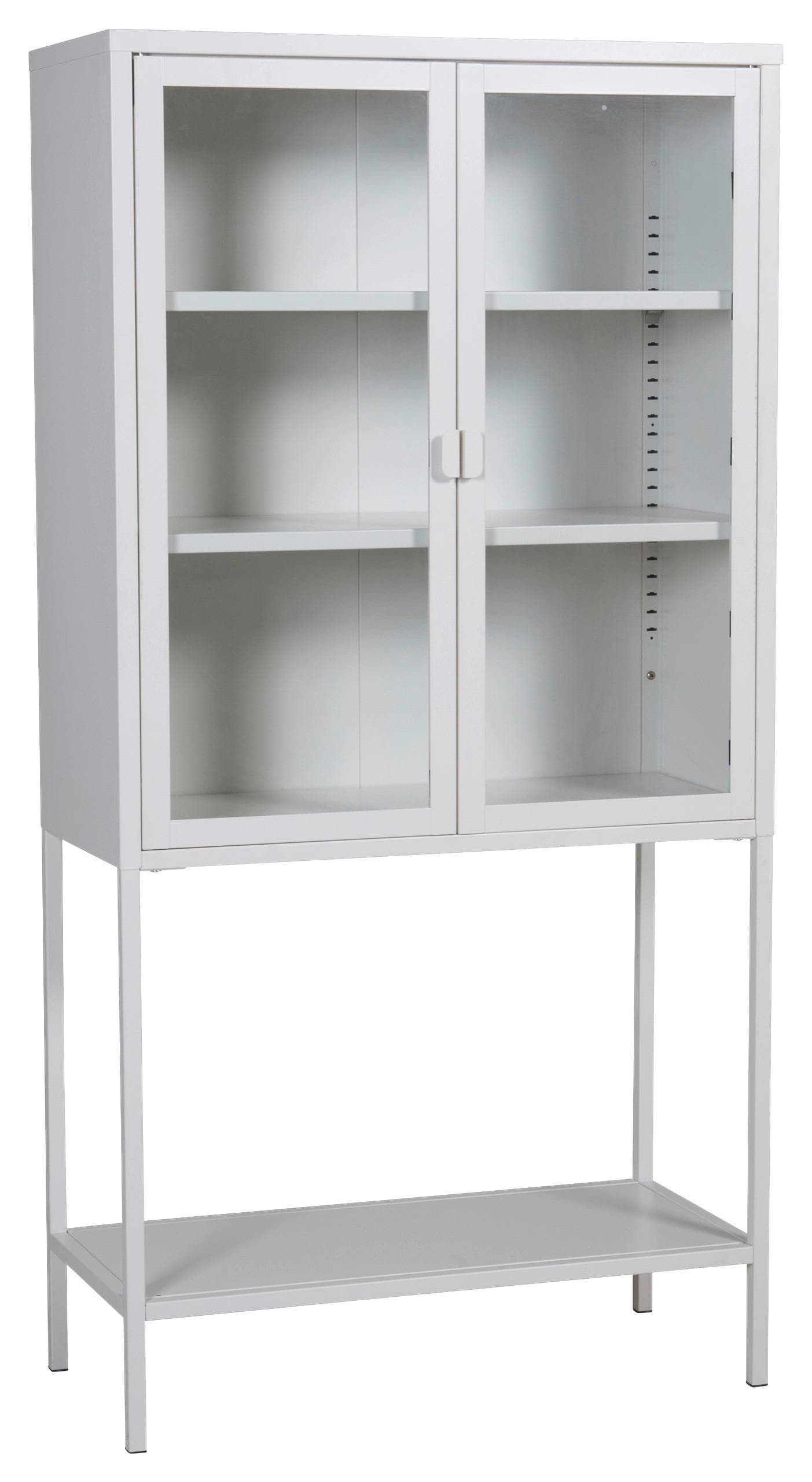 VITRINE MISHA Weiß Metall Vitrine Mömax DE