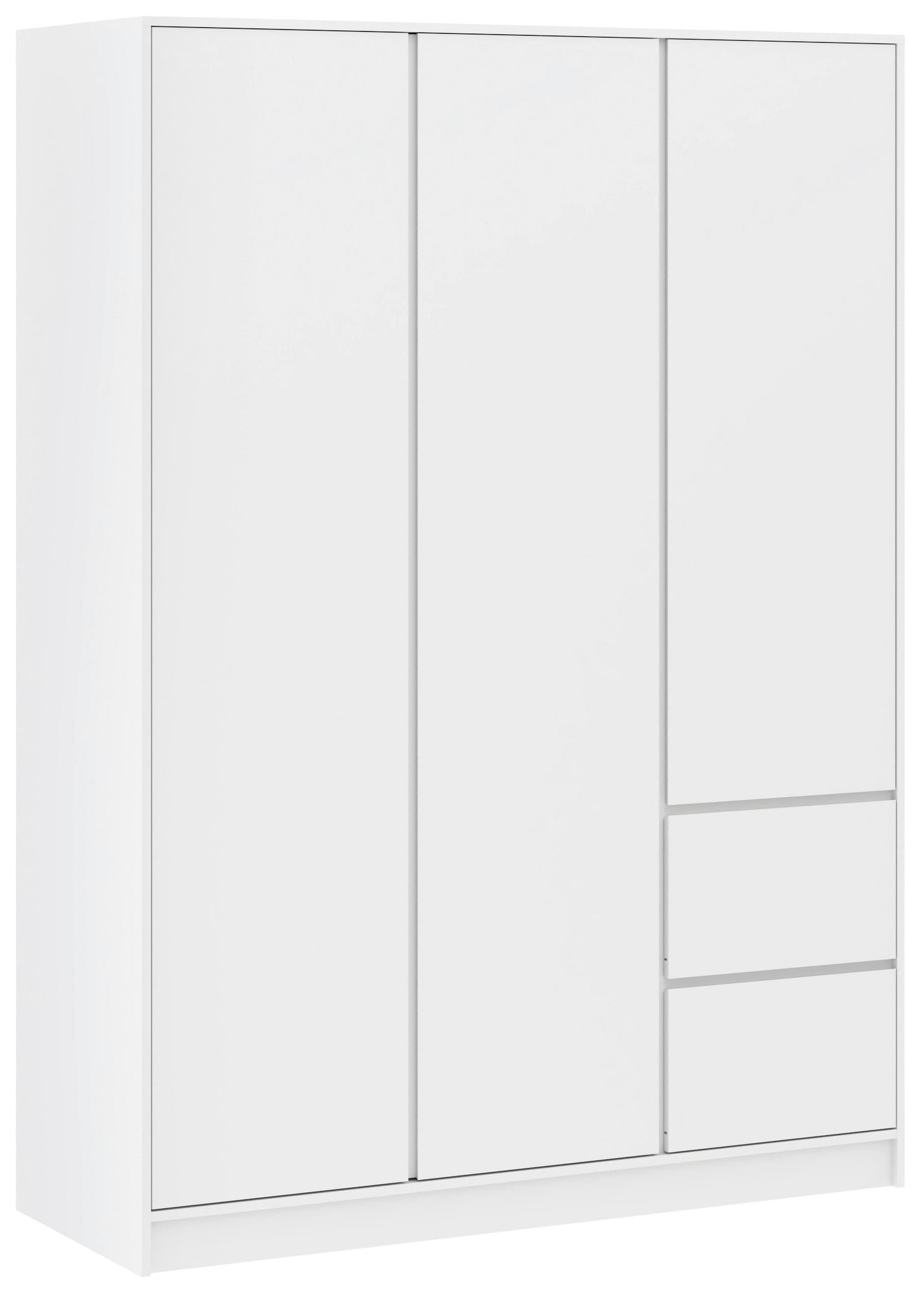 Kleiderschrank Basit Weiß Mömax