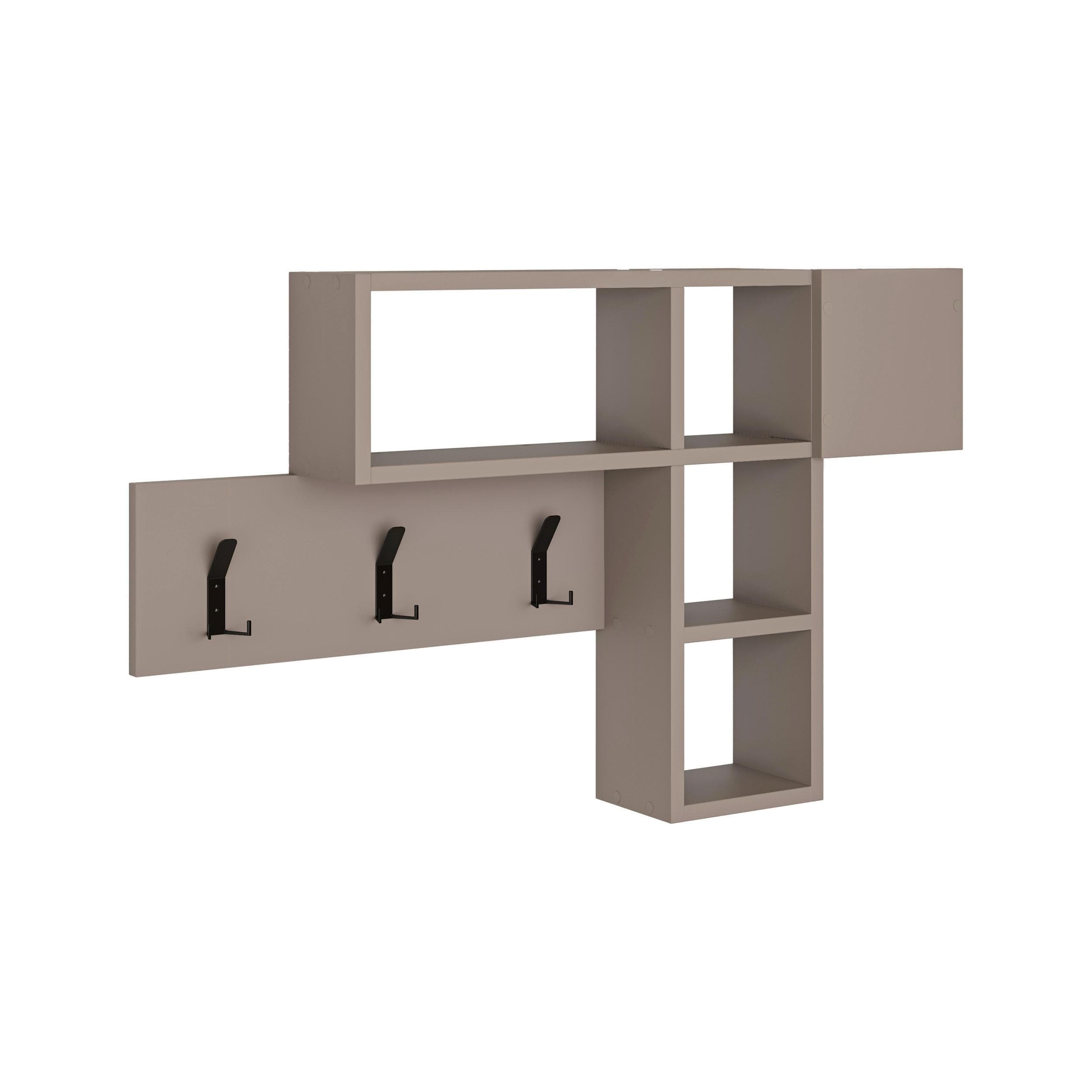 Wandgarderobe Game Mokkafarben Mömax DE